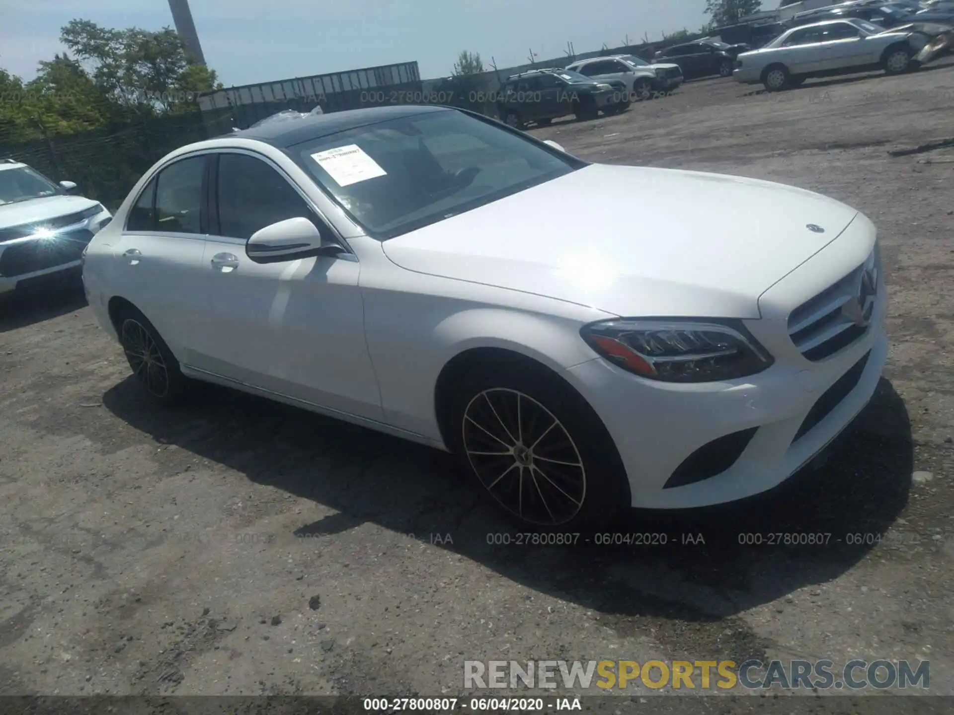 1 Photograph of a damaged car 55SWF8EB7KU306651 MERCEDES-BENZ C 2019