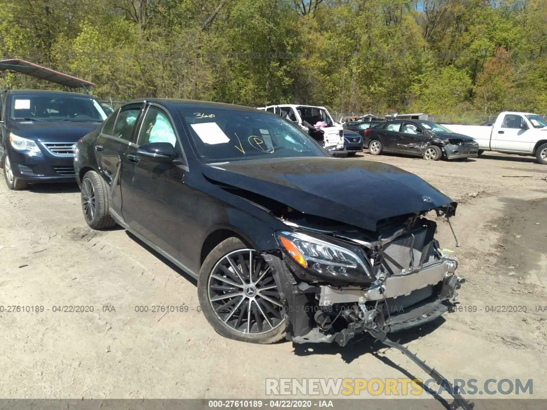 1 Photograph of a damaged car 55SWF8EB7KU306973 MERCEDES-BENZ C 2019