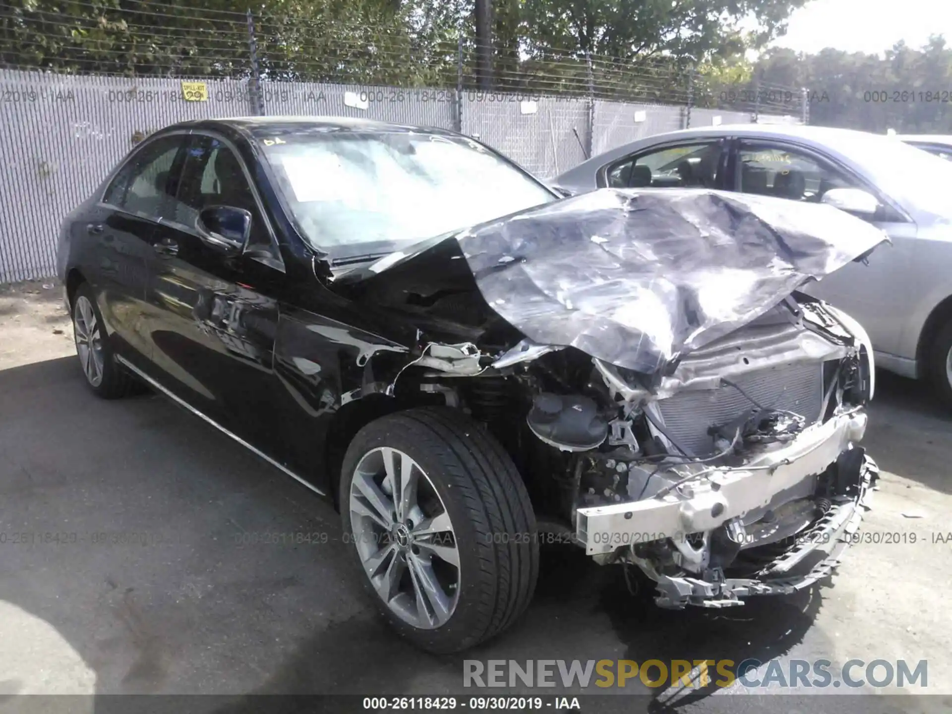 1 Photograph of a damaged car 55SWF8EB8KU291464 MERCEDES-BENZ C 2019