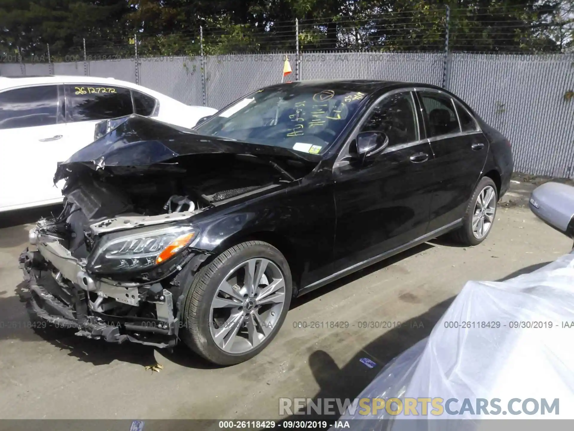 2 Photograph of a damaged car 55SWF8EB8KU291464 MERCEDES-BENZ C 2019