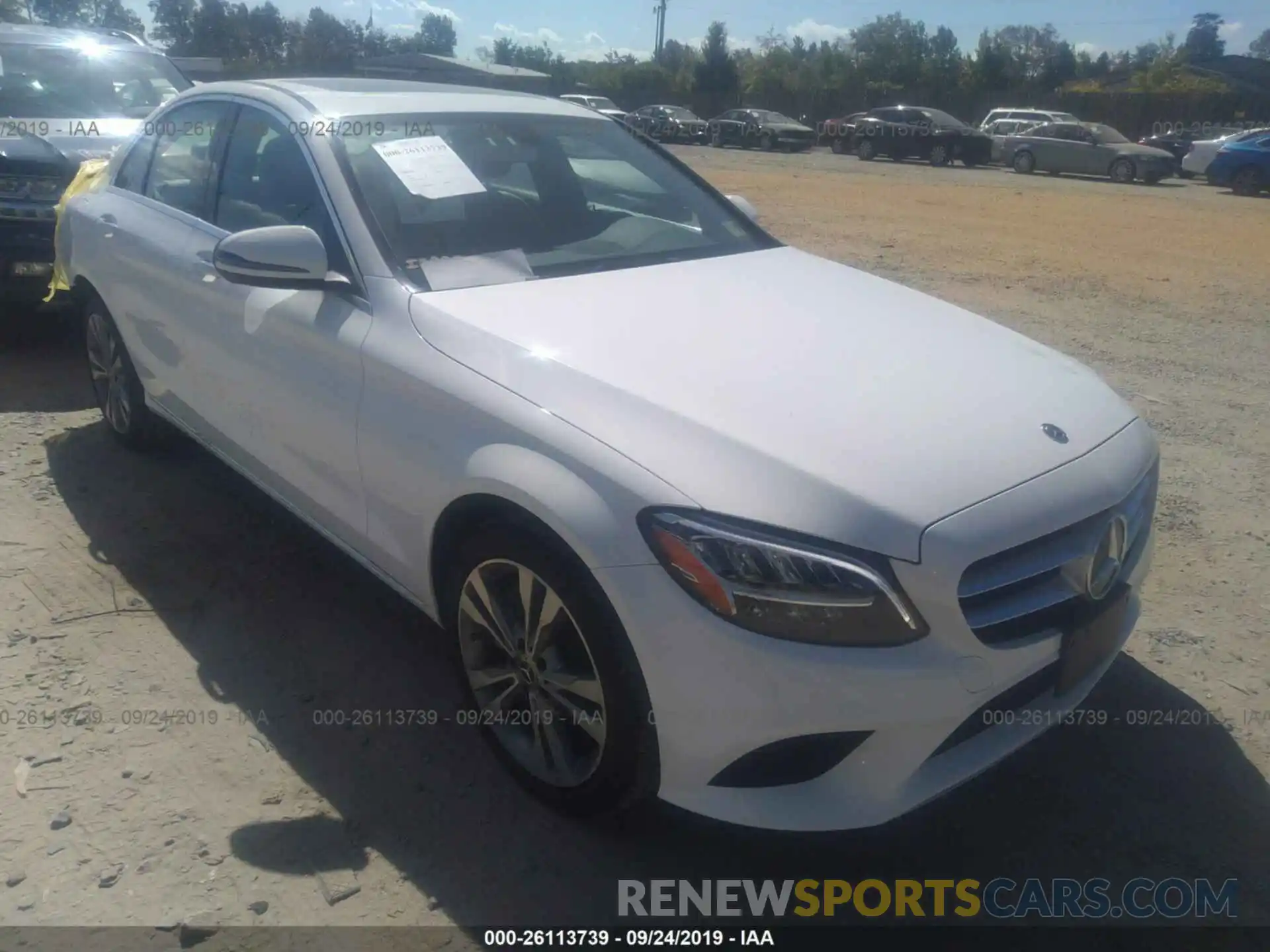 1 Photograph of a damaged car 55SWF8EB8KU293005 MERCEDES-BENZ C 2019