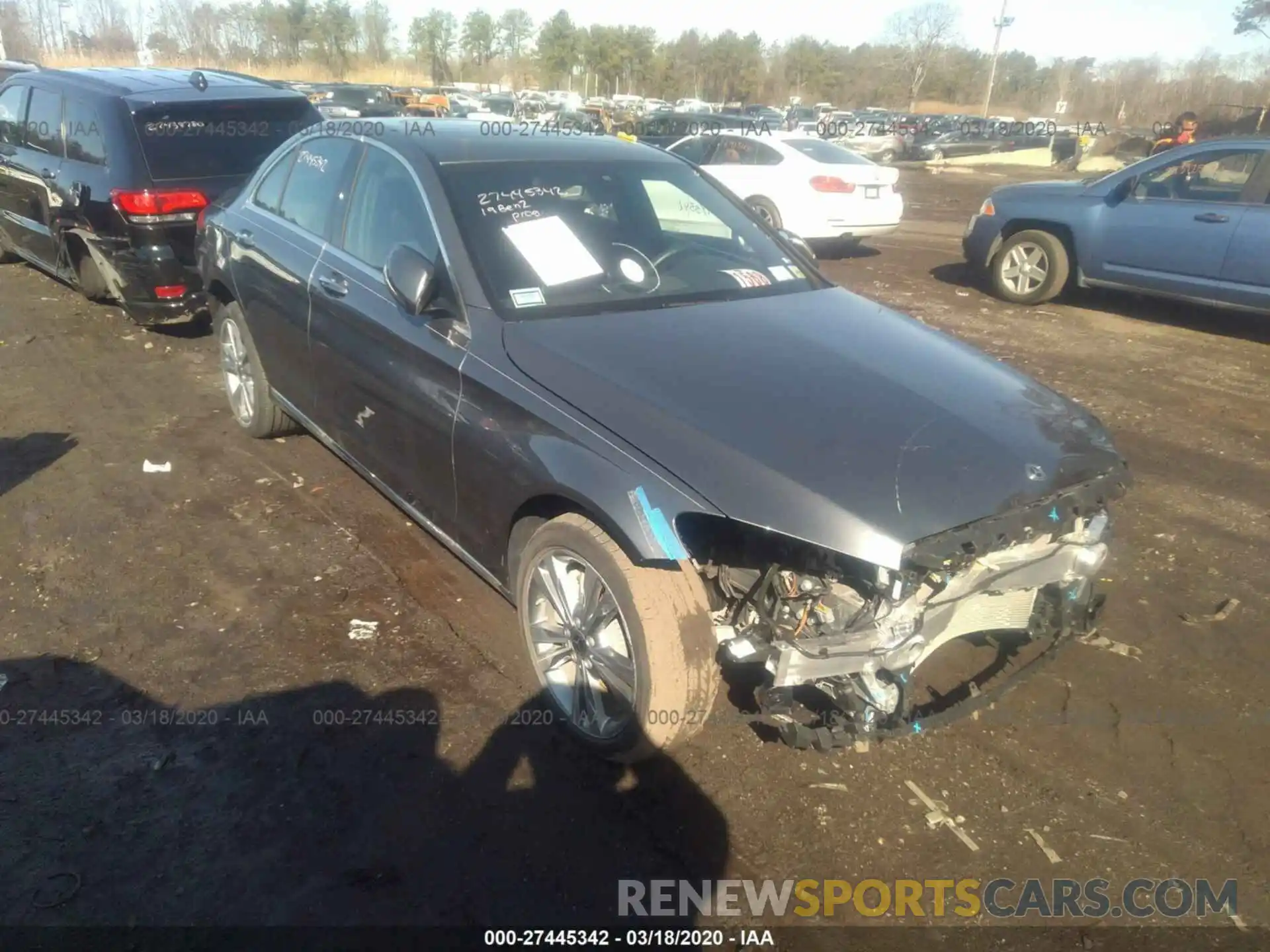 1 Photograph of a damaged car 55SWF8EB8KU297832 MERCEDES-BENZ C 2019