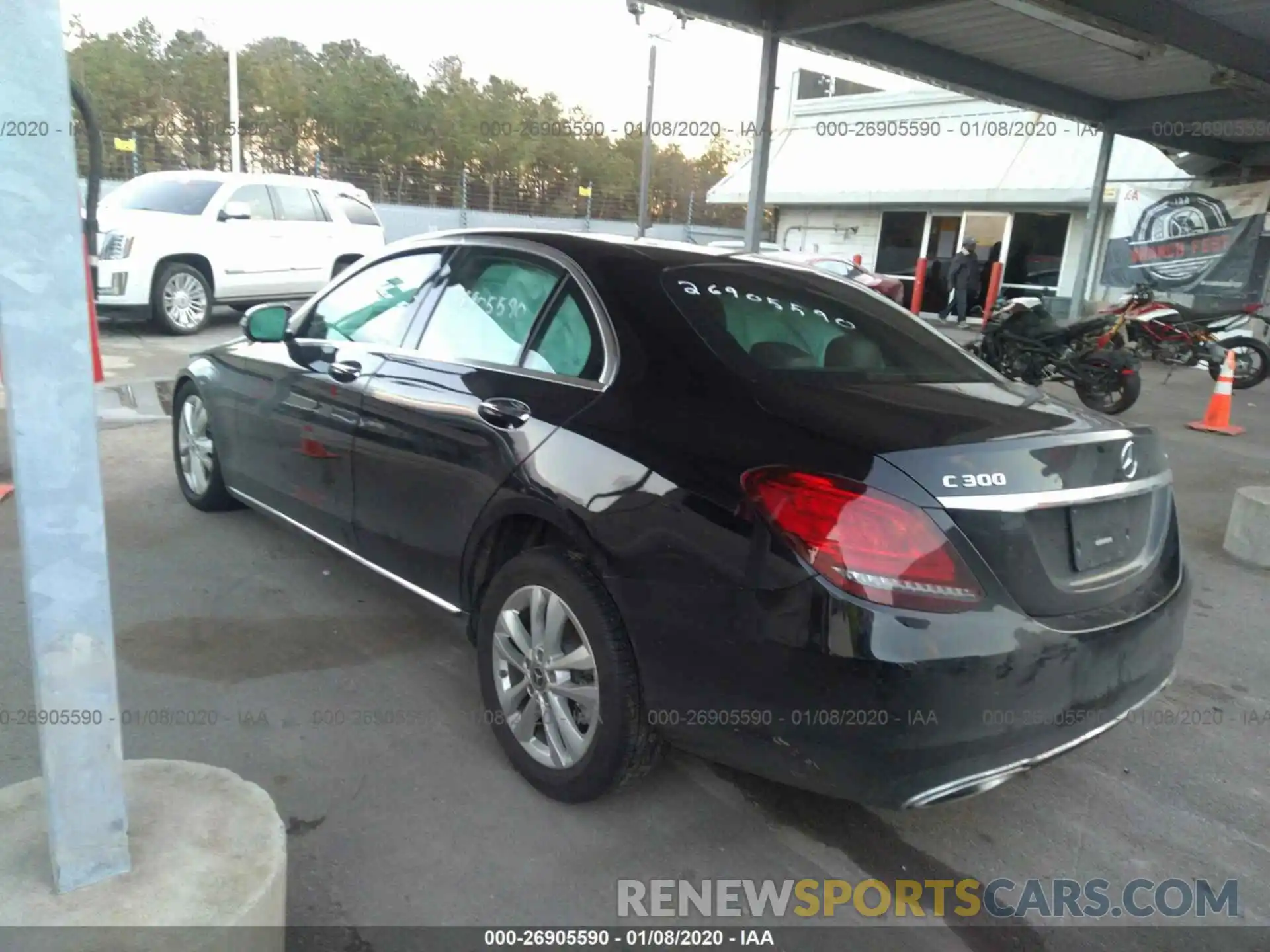 3 Photograph of a damaged car 55SWF8EB9KU290761 MERCEDES-BENZ C 2019