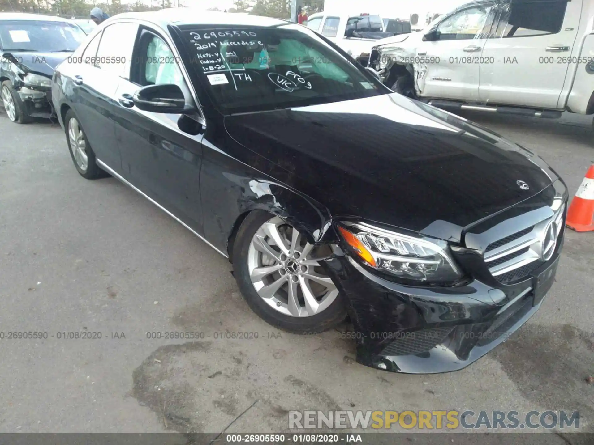 6 Photograph of a damaged car 55SWF8EB9KU290761 MERCEDES-BENZ C 2019