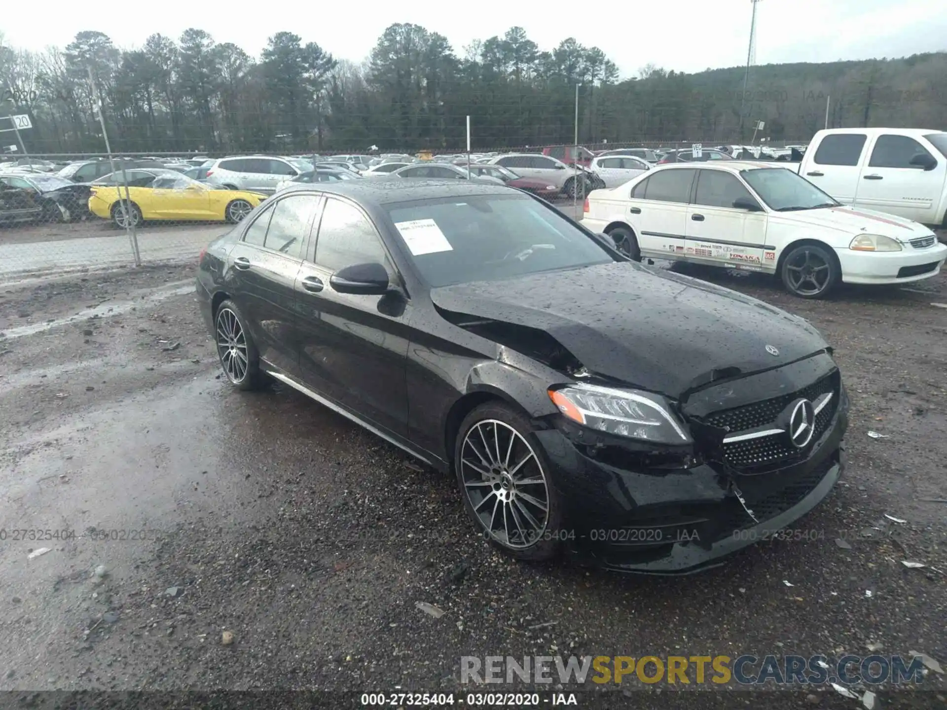 1 Photograph of a damaged car 55SWF8EB9KU293420 MERCEDES-BENZ C 2019