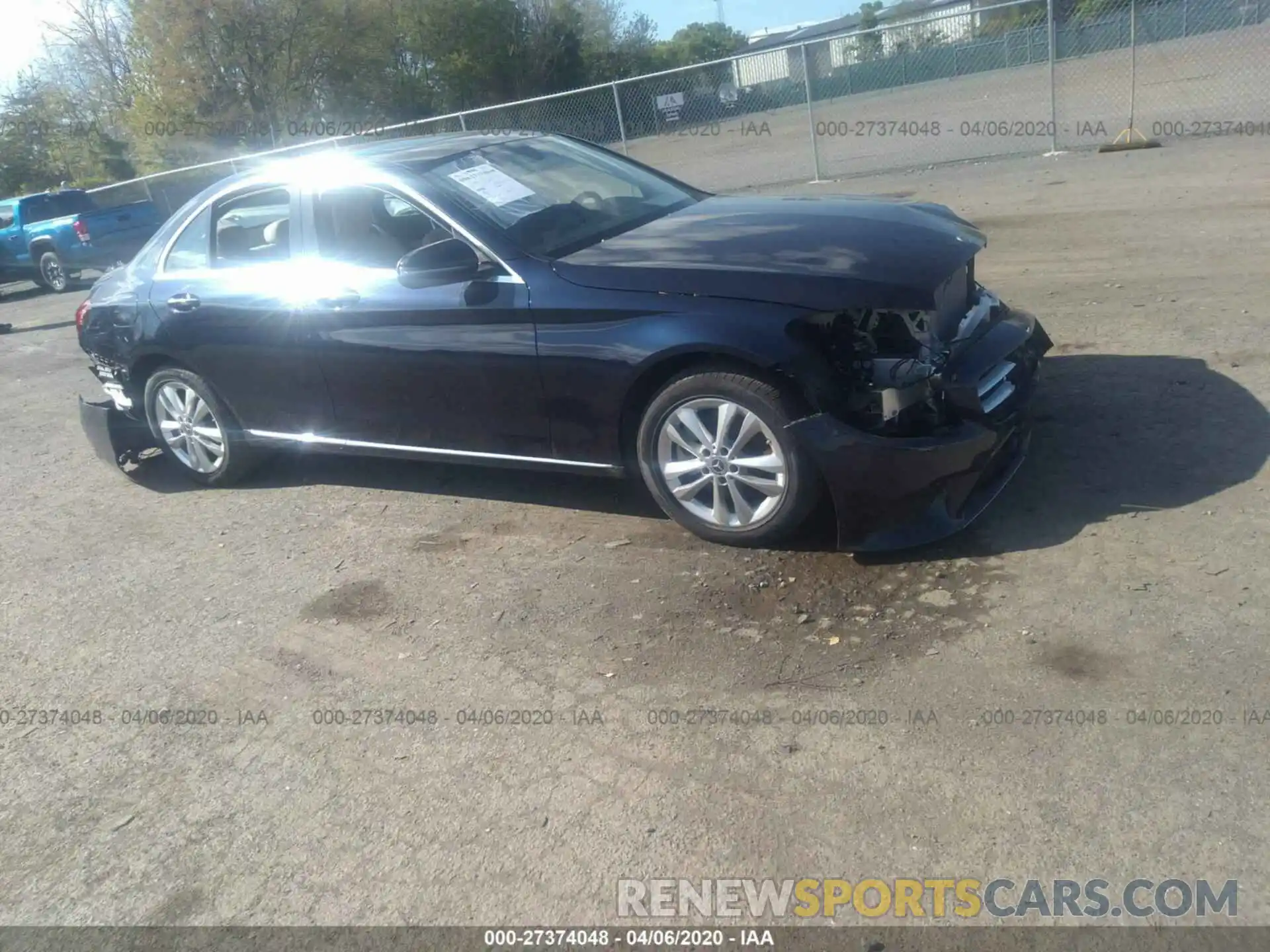 1 Photograph of a damaged car 55SWF8EBXKU321080 MERCEDES-BENZ C 2019