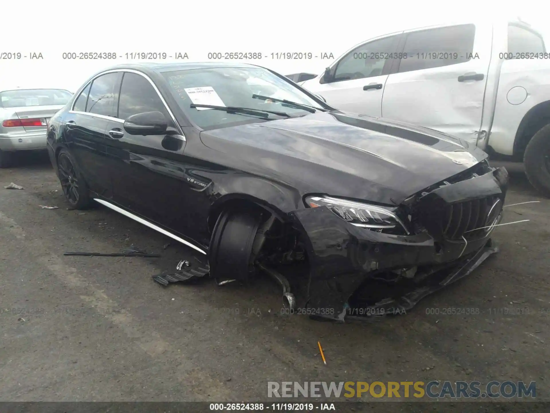 1 Photograph of a damaged car 55SWF8HB2KU318668 MERCEDES-BENZ C 2019