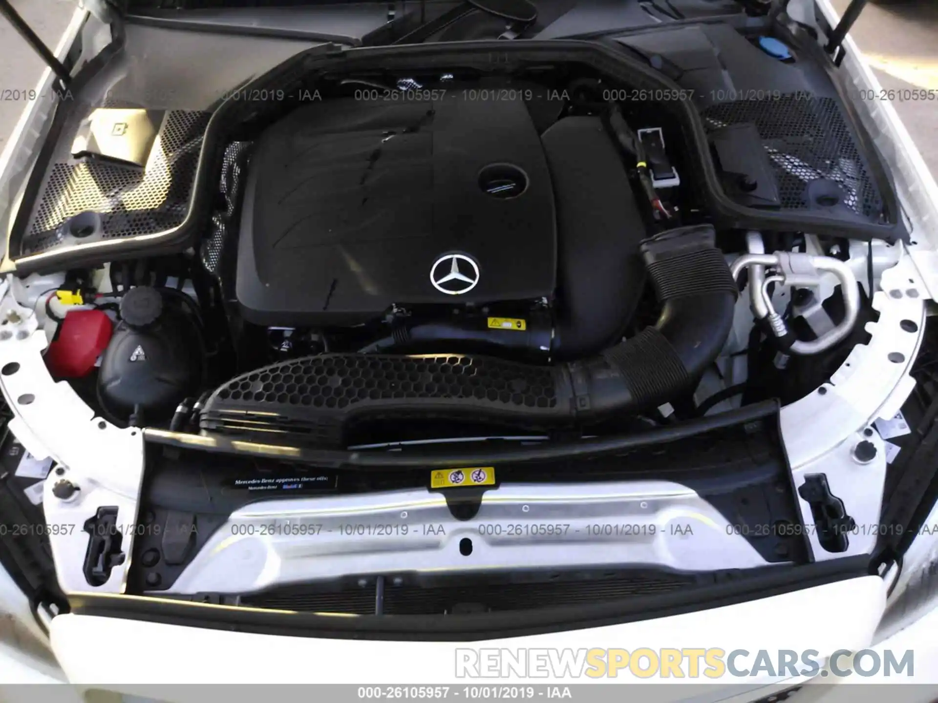 10 Photograph of a damaged car WDDWF8DB1KR481254 MERCEDES-BENZ C 2019