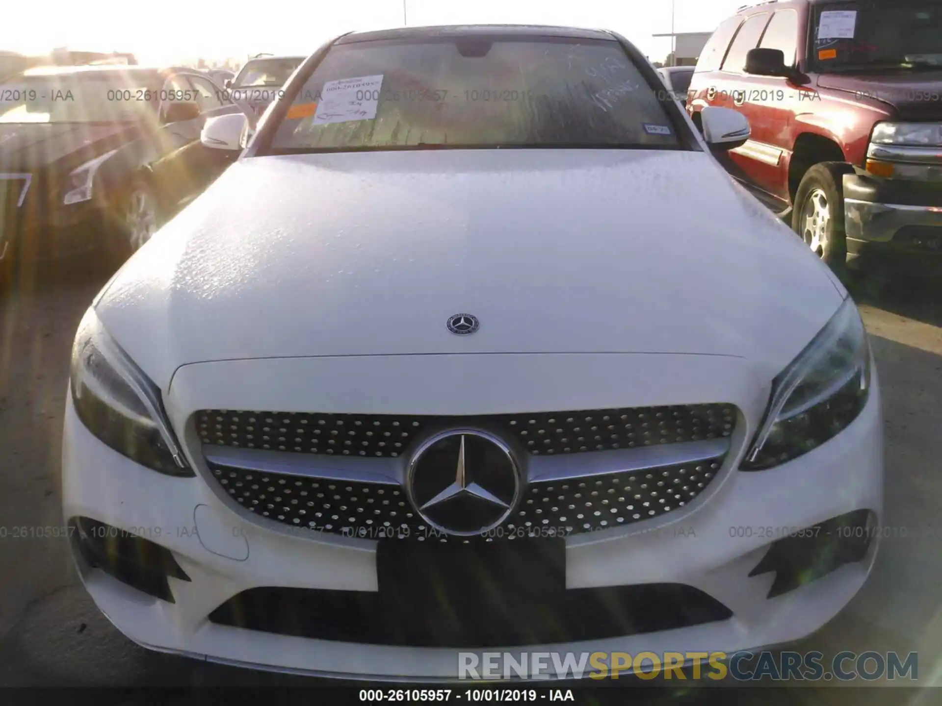 6 Photograph of a damaged car WDDWF8DB1KR481254 MERCEDES-BENZ C 2019