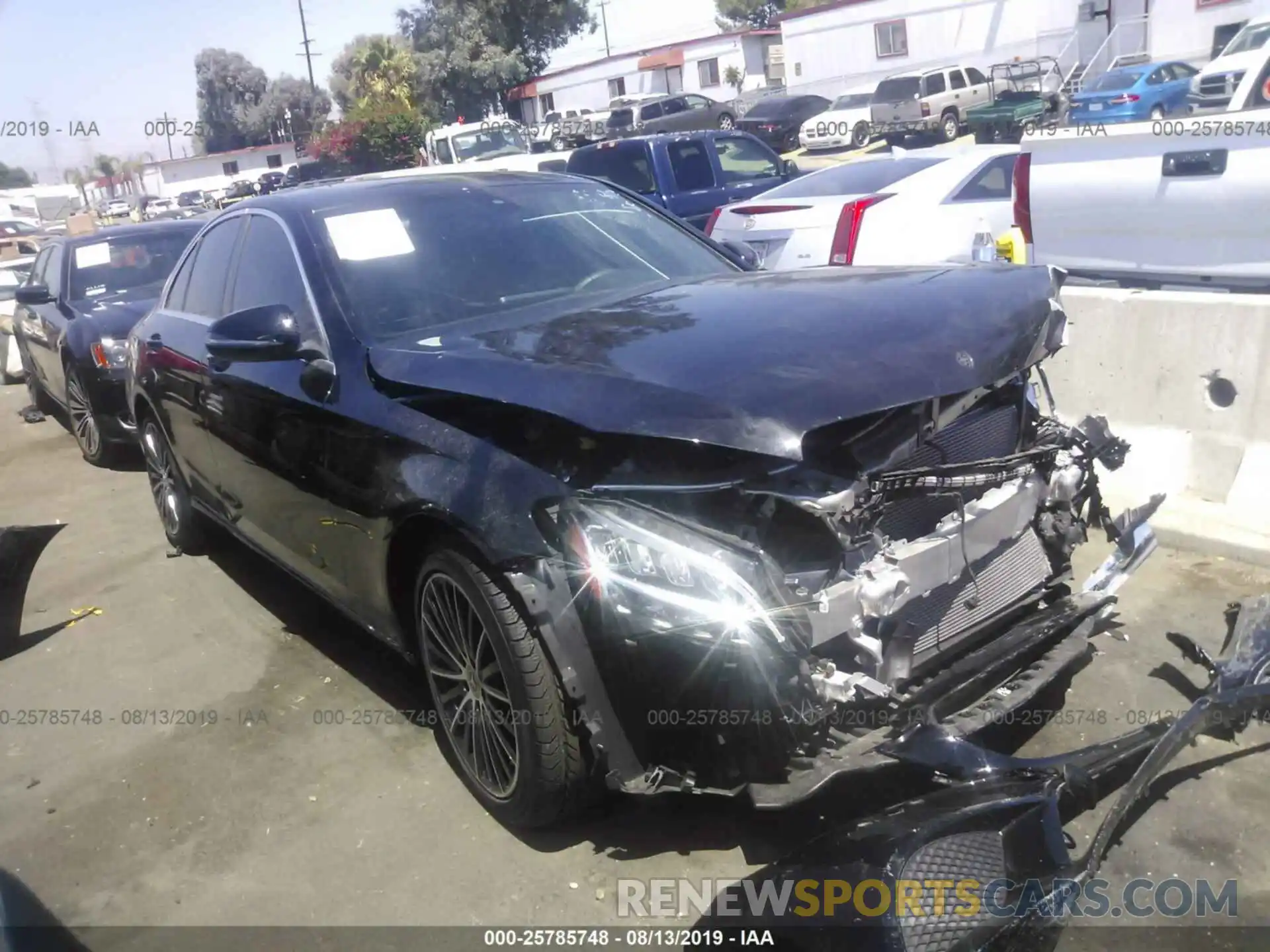 1 Photograph of a damaged car WDDWF8DB6KR462599 MERCEDES-BENZ C 2019