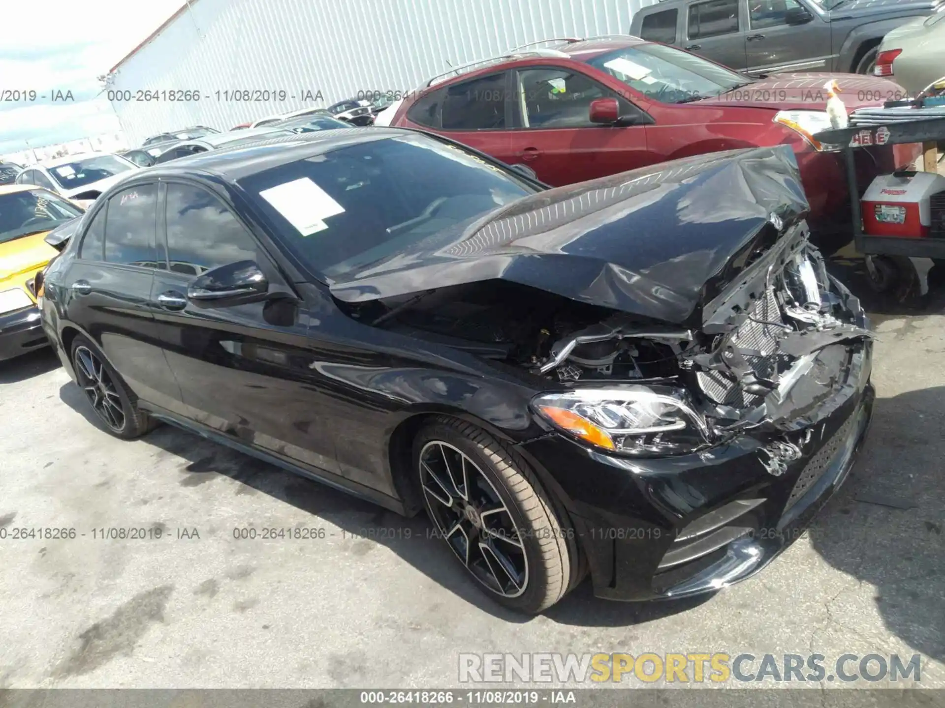 1 Photograph of a damaged car WDDWF8DB9KR514503 MERCEDES-BENZ C 2019