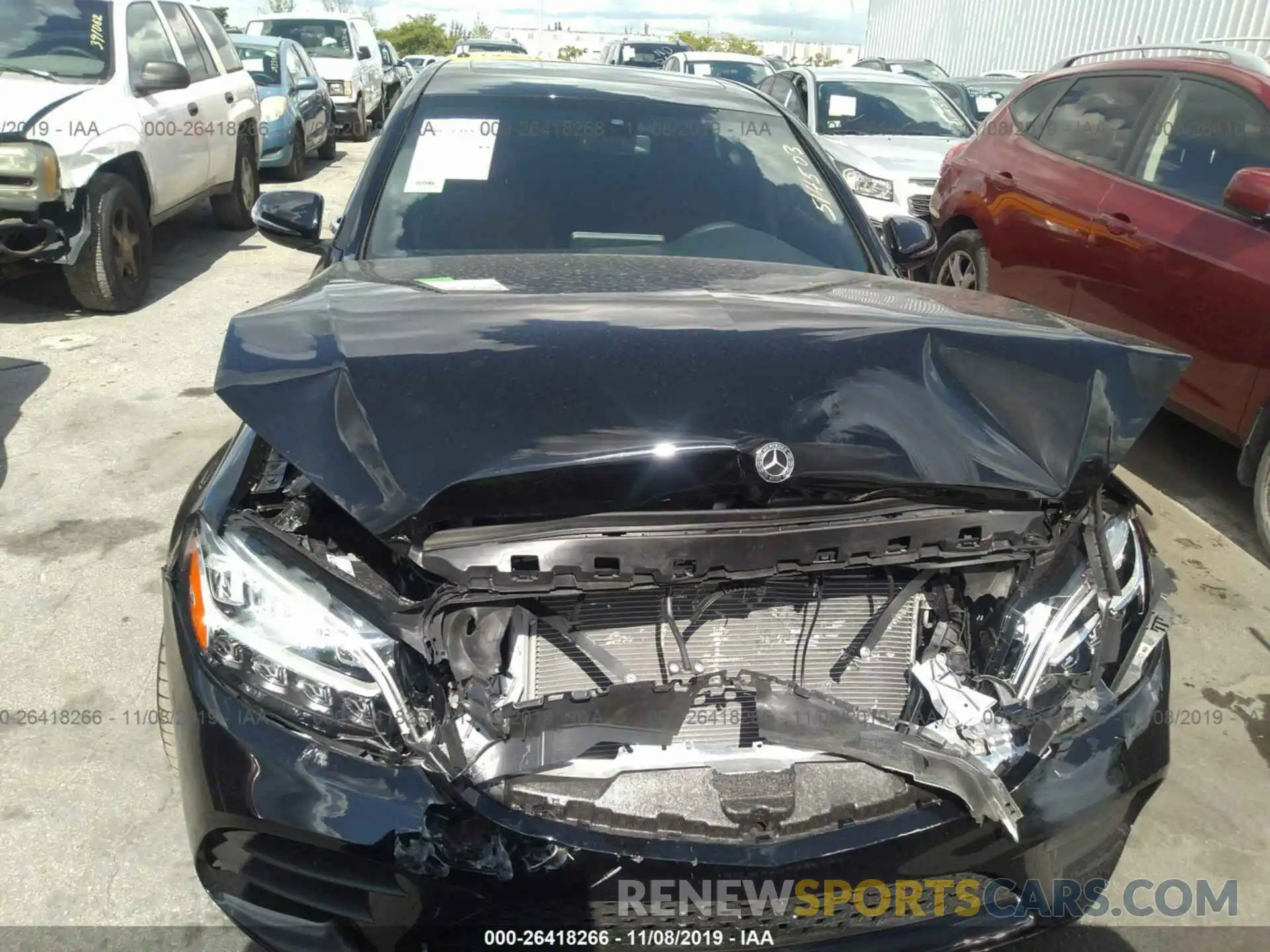 6 Photograph of a damaged car WDDWF8DB9KR514503 MERCEDES-BENZ C 2019