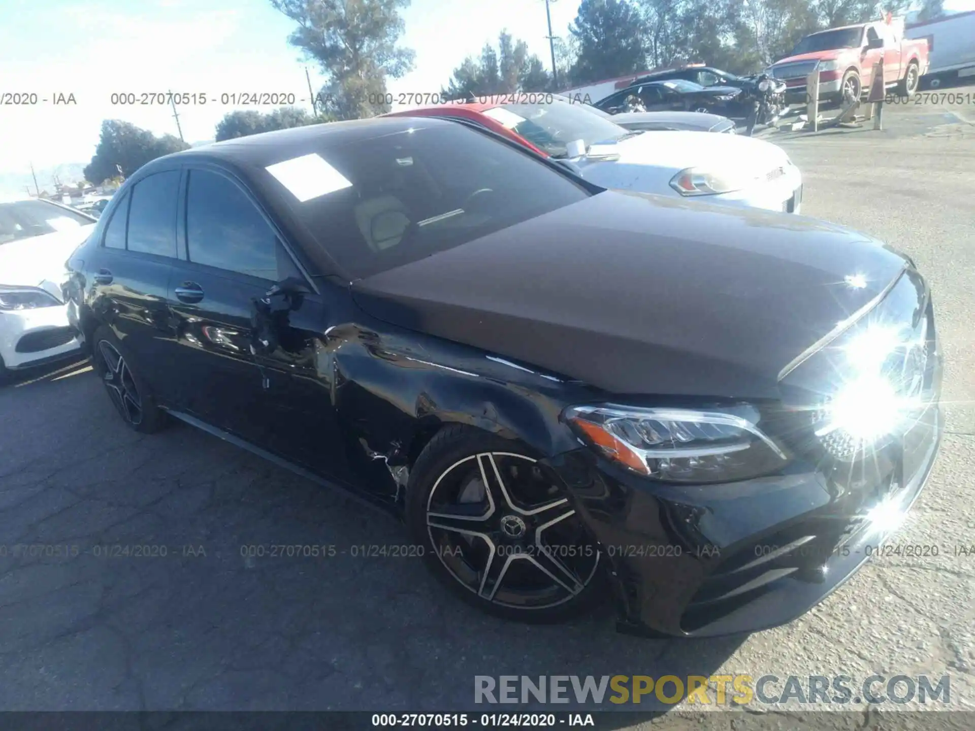 1 Photograph of a damaged car WDDWF8DBXKR458118 MERCEDES-BENZ C 2019