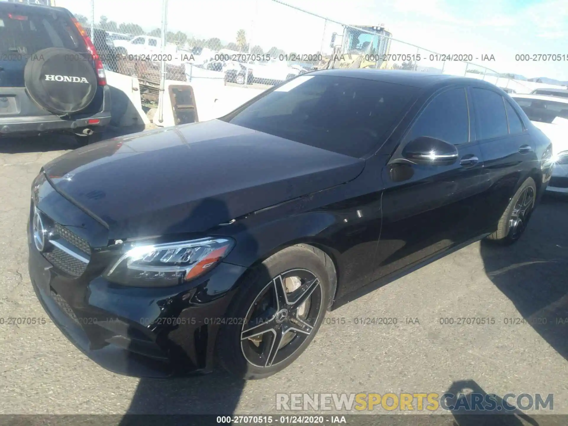 2 Photograph of a damaged car WDDWF8DBXKR458118 MERCEDES-BENZ C 2019