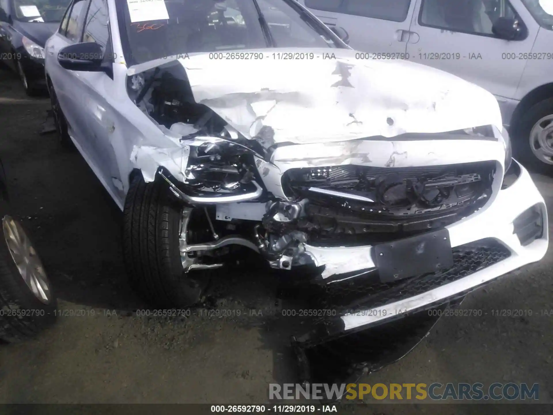 6 Photograph of a damaged car WDDWF8EB1KR518401 MERCEDES-BENZ C 2019