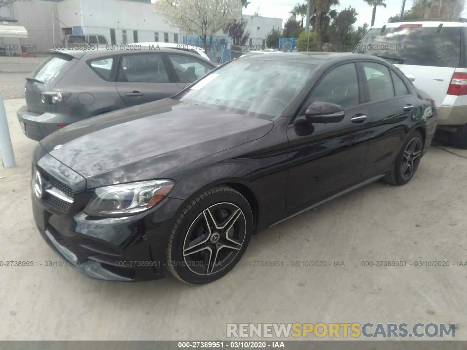 2 Photograph of a damaged car WDDWF8EBXKR514220 MERCEDES-BENZ C 2019