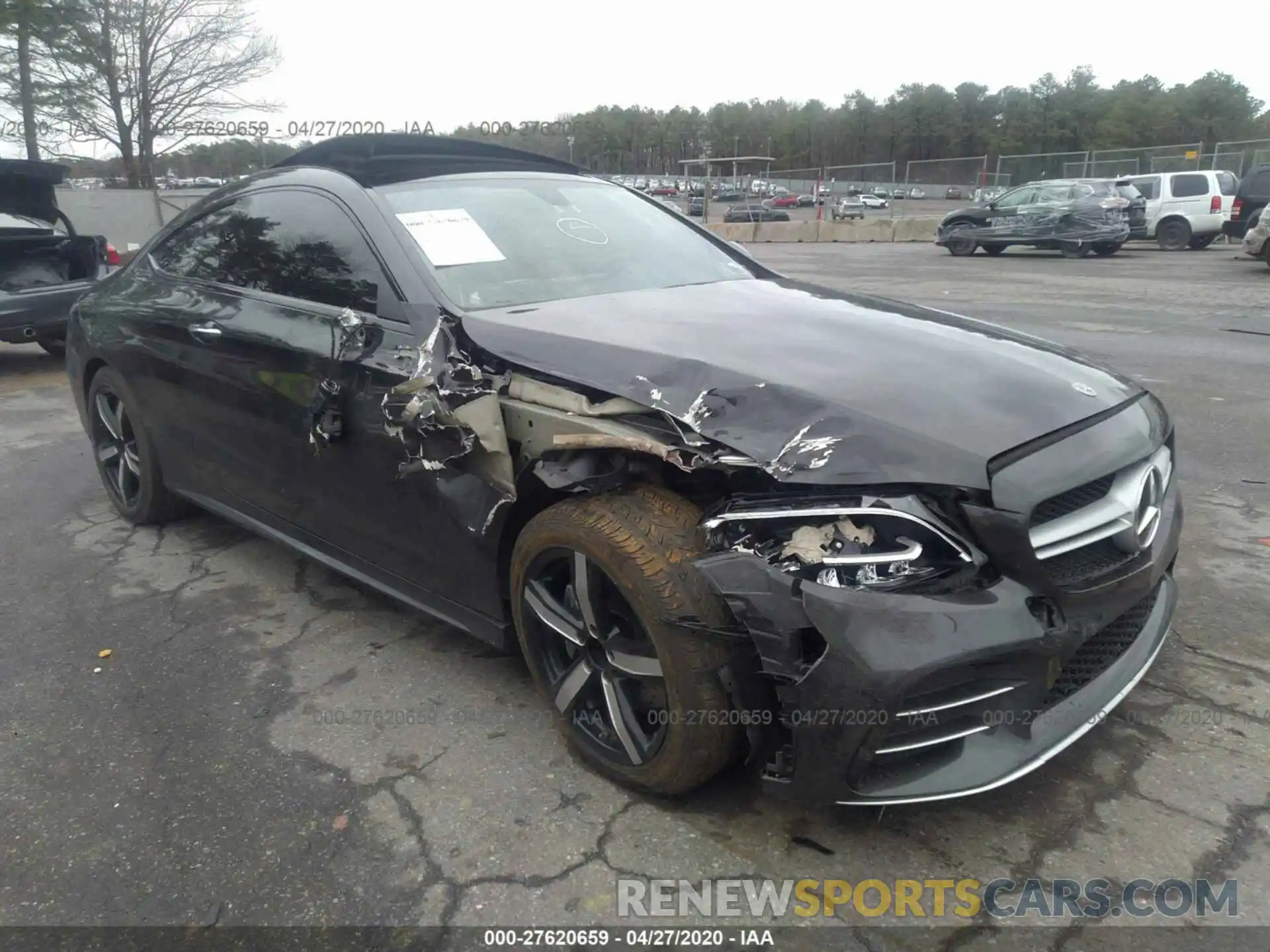 1 Photograph of a damaged car WDDWJ6EB1KF841612 MERCEDES-BENZ C 2019