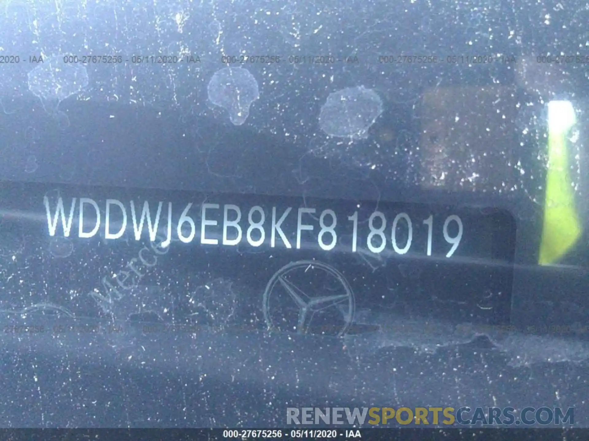 9 Photograph of a damaged car WDDWJ6EB8KF818019 MERCEDES-BENZ C 2019