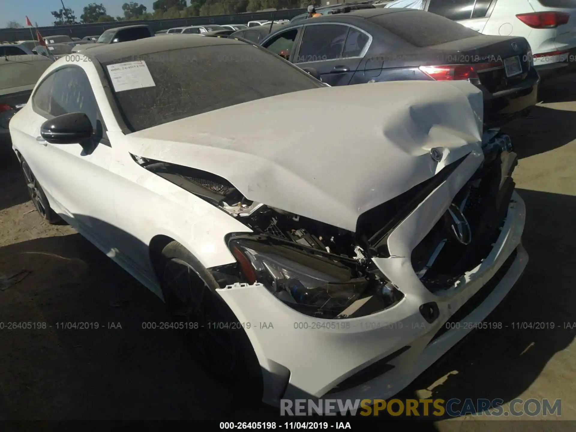 1 Photograph of a damaged car WDDWJ8DB1KF862215 MERCEDES-BENZ C 2019