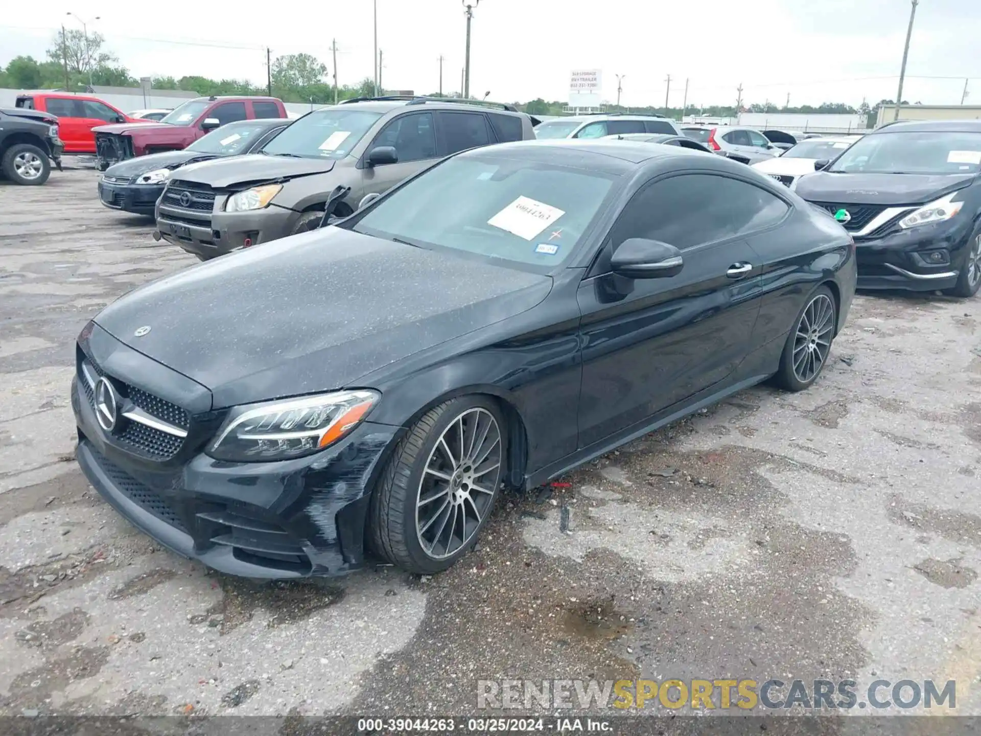 2 Photograph of a damaged car WDDWJ8DB4KF802140 MERCEDES-BENZ C 2019