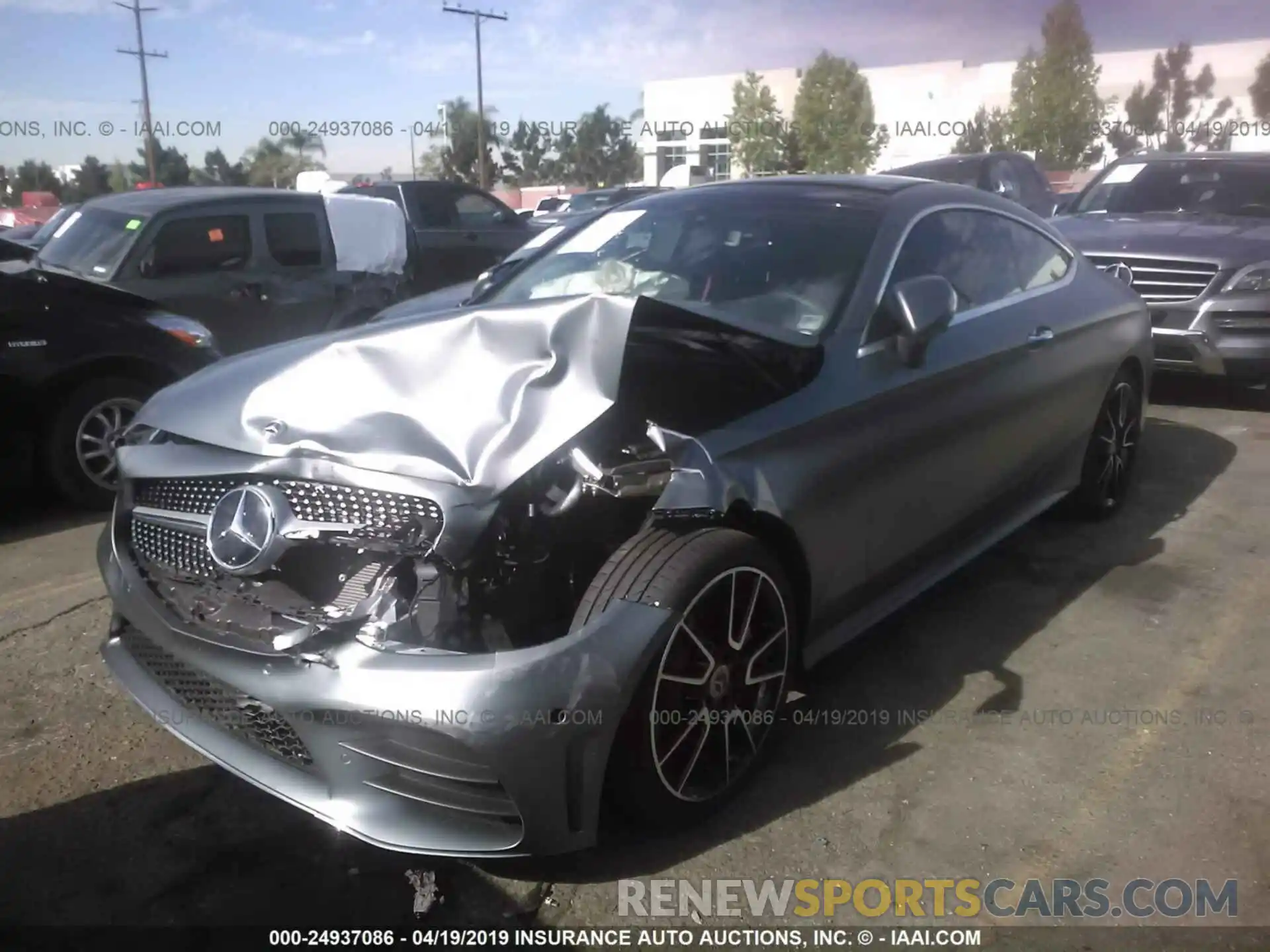 2 Photograph of a damaged car WDDWJ8DB5KF774218 MERCEDES-BENZ C 2019