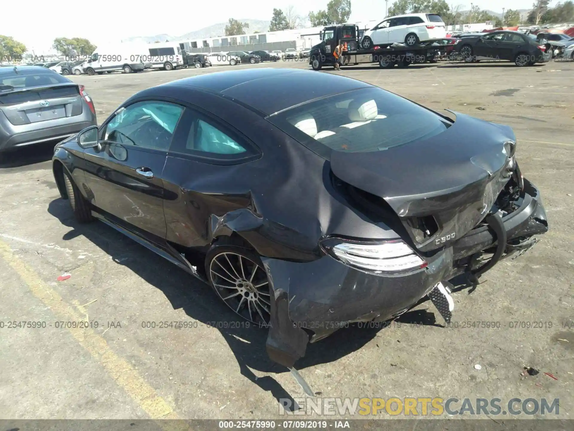 3 Photograph of a damaged car WDDWJ8DB5KF865036 MERCEDES-BENZ C 2019