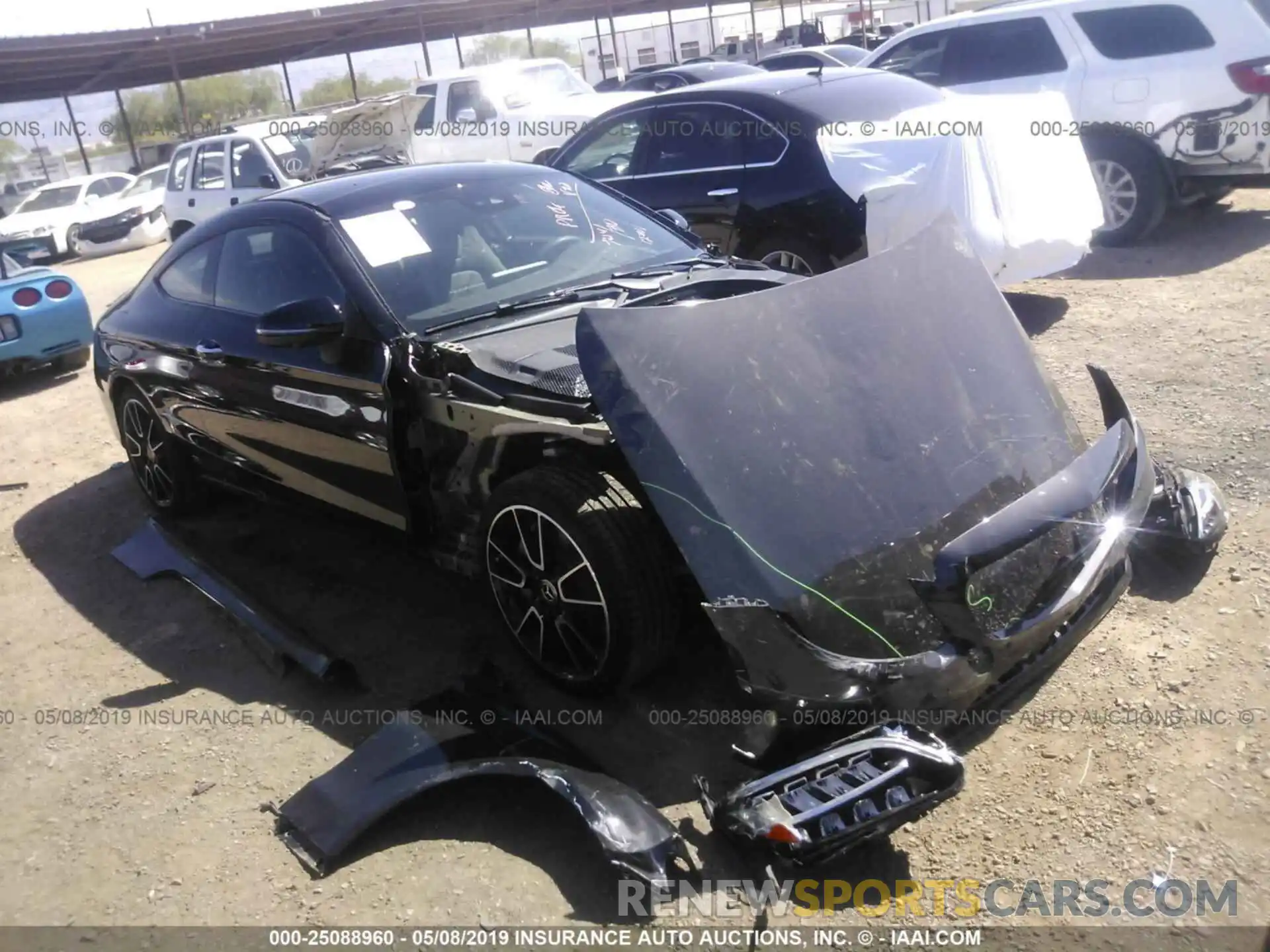 1 Photograph of a damaged car WDDWJ8DB7KF830000 MERCEDES-BENZ C 2019