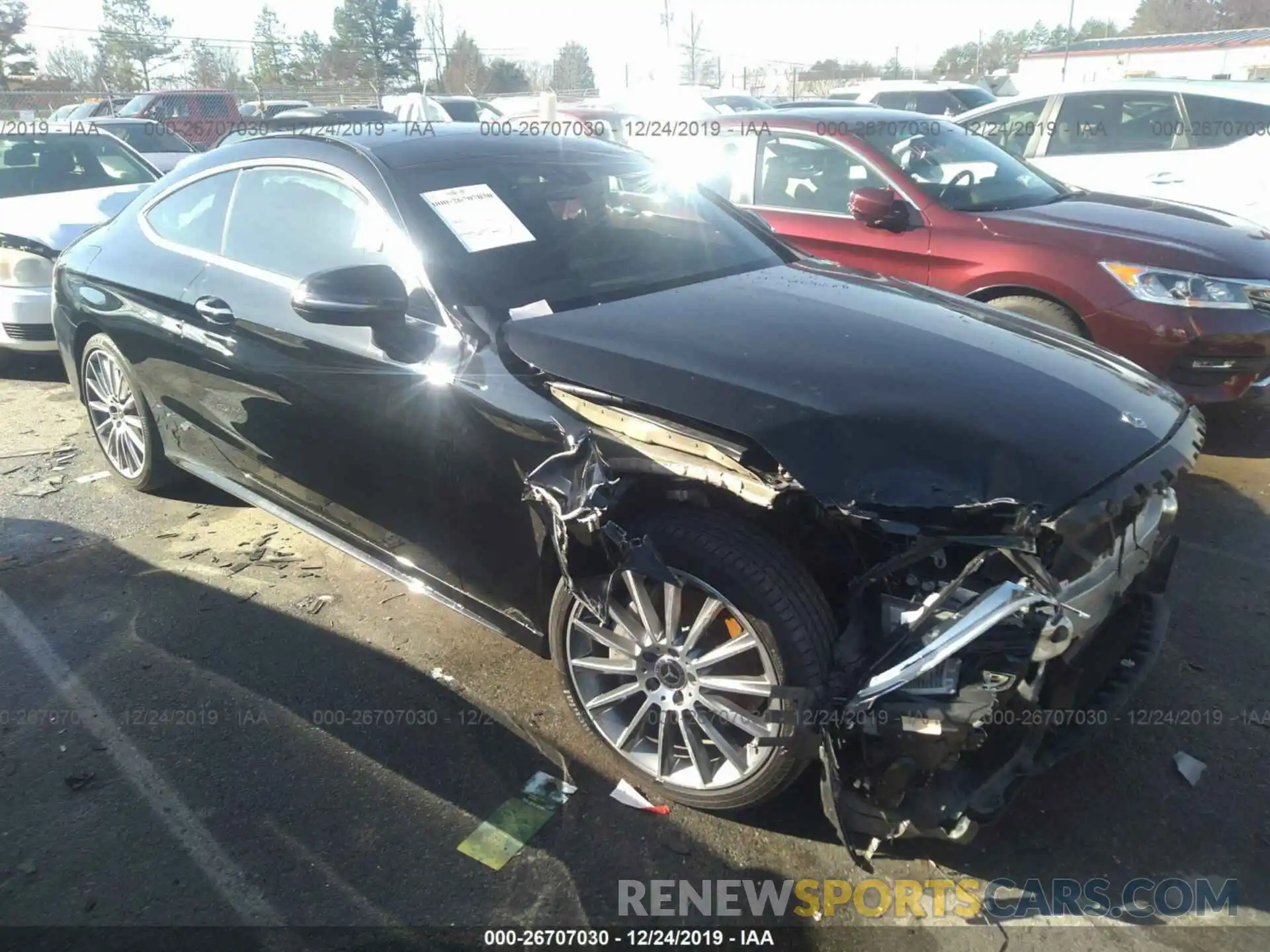 1 Photograph of a damaged car WDDWJ8DB7KF839635 MERCEDES-BENZ C 2019