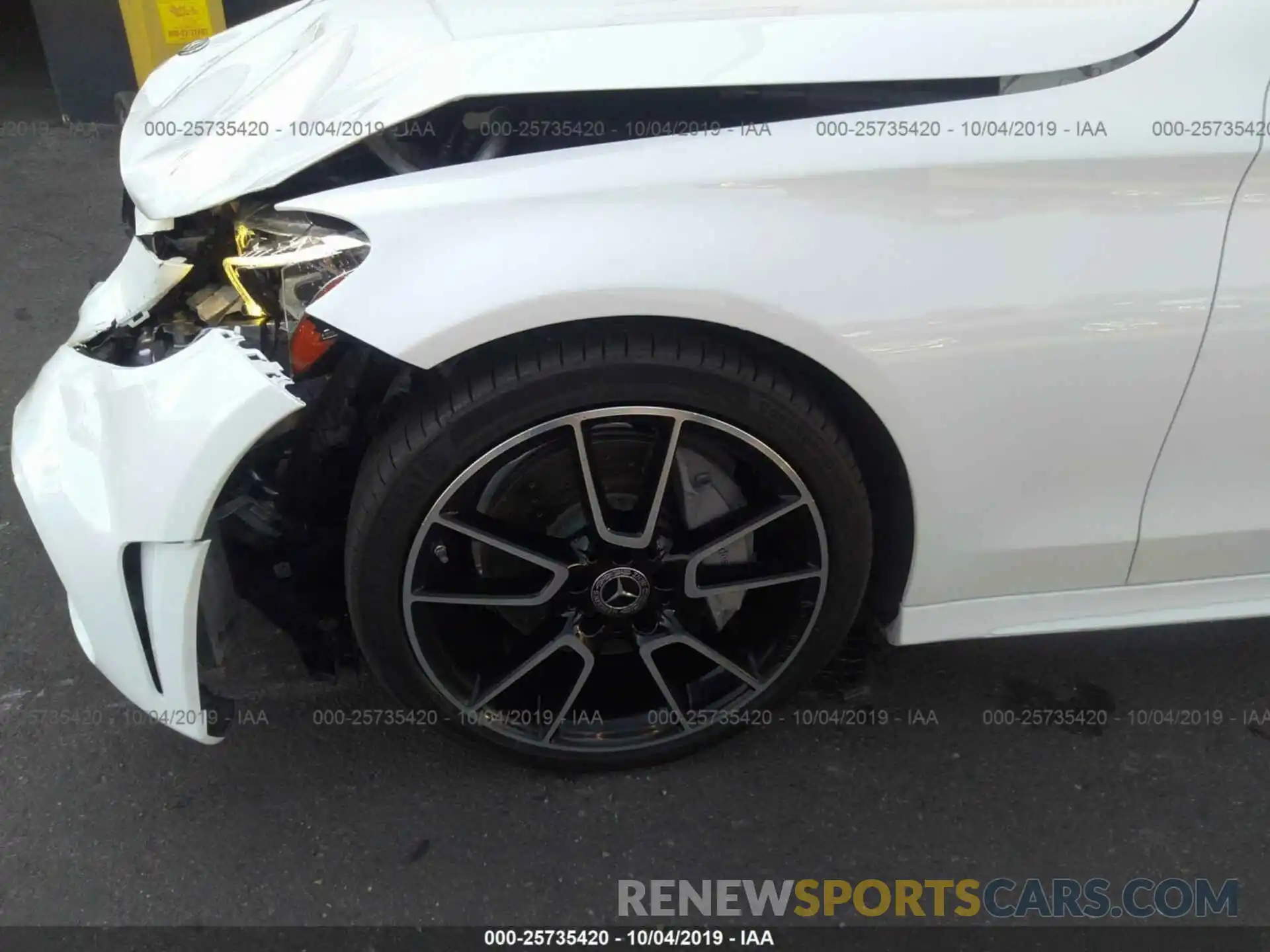 6 Photograph of a damaged car WDDWJ8DB7KF854362 MERCEDES-BENZ C 2019