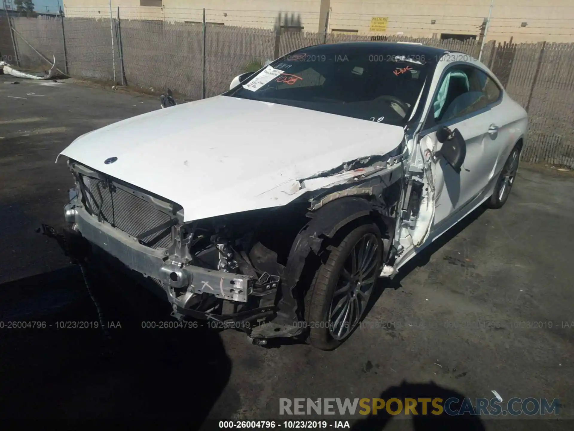 2 Photograph of a damaged car WDDWJ8DBXKF803647 MERCEDES-BENZ C 2019