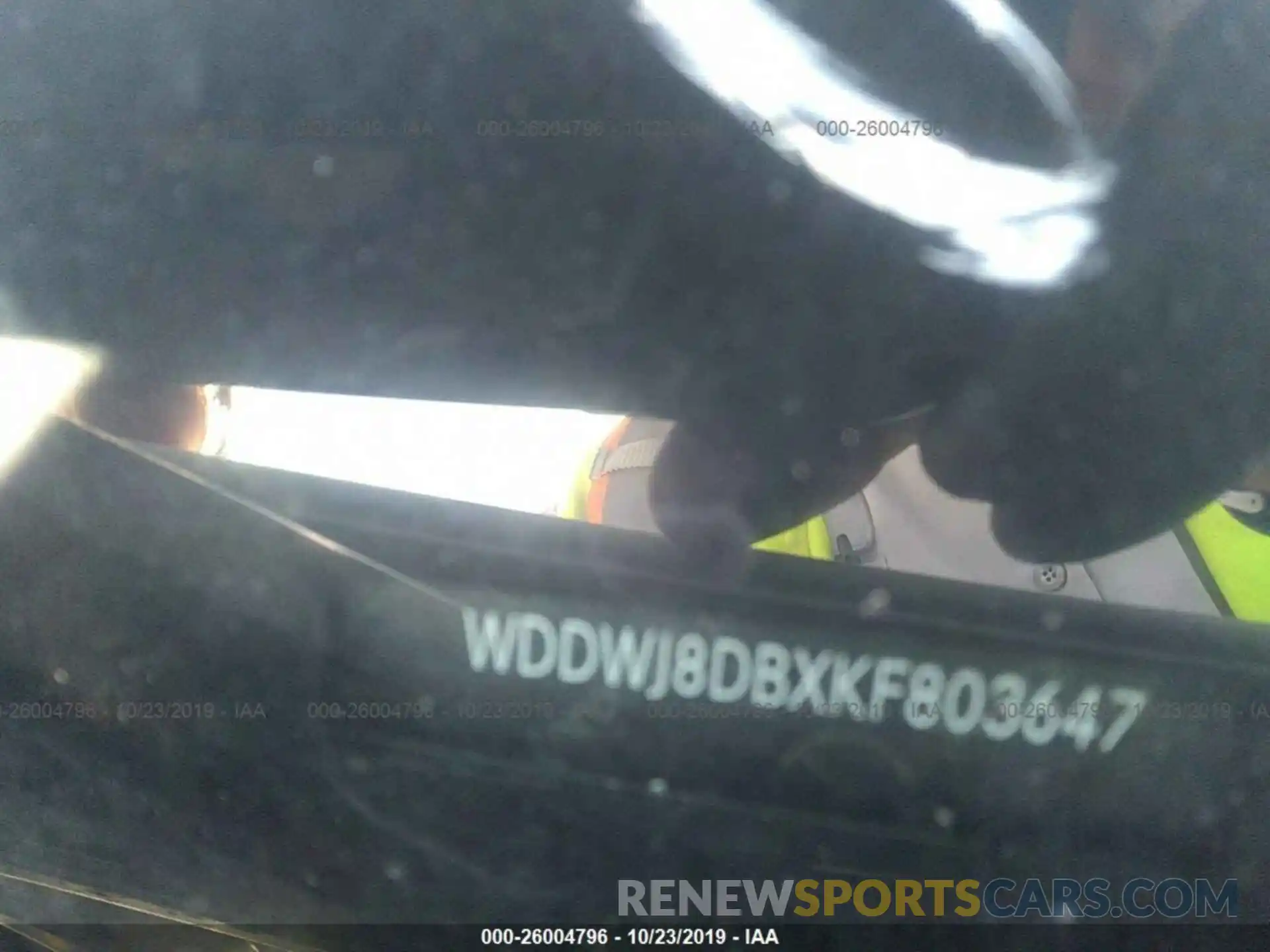 9 Photograph of a damaged car WDDWJ8DBXKF803647 MERCEDES-BENZ C 2019