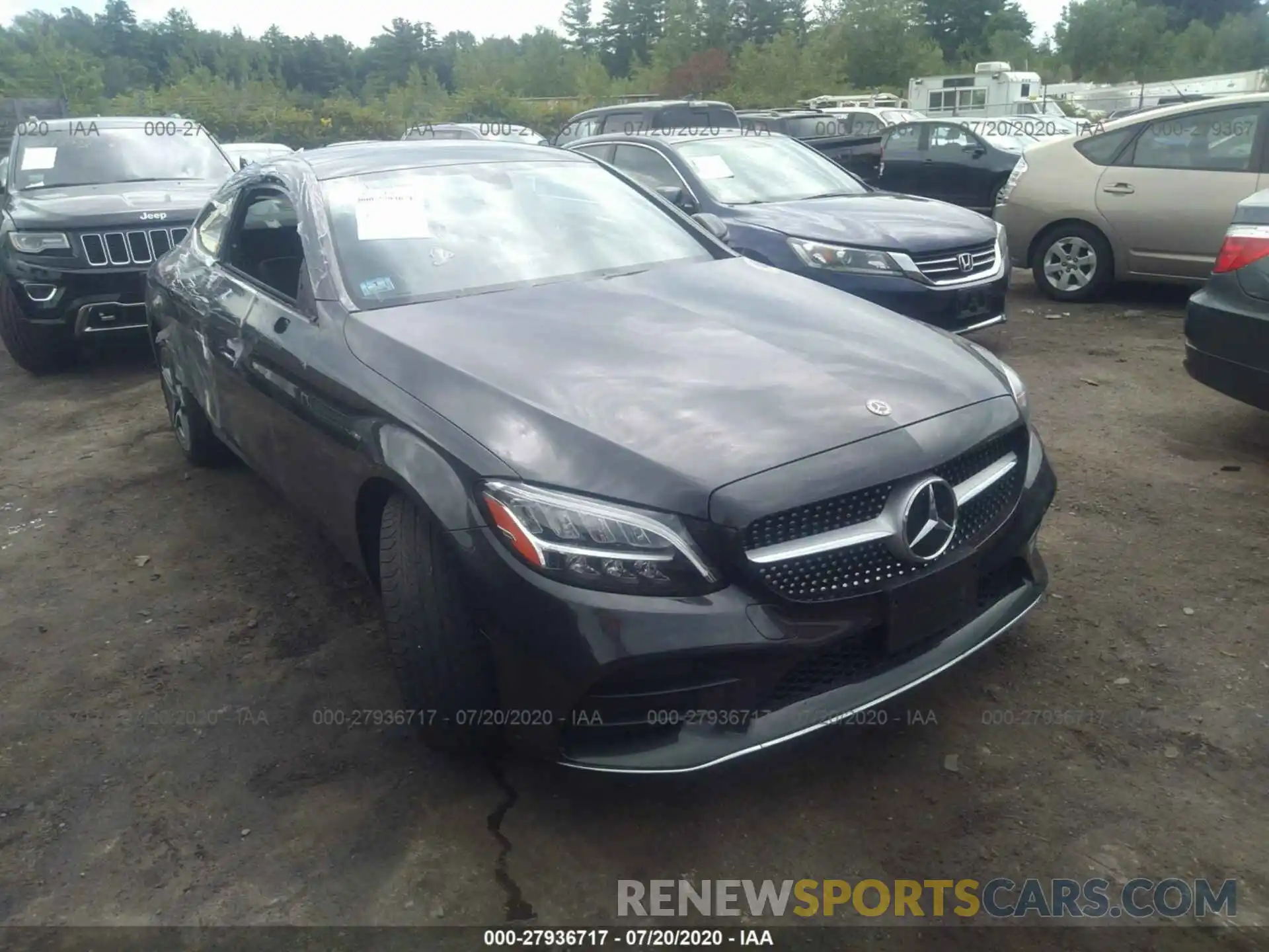 1 Photograph of a damaged car WDDWJ8EB1KF773758 MERCEDES-BENZ C 2019