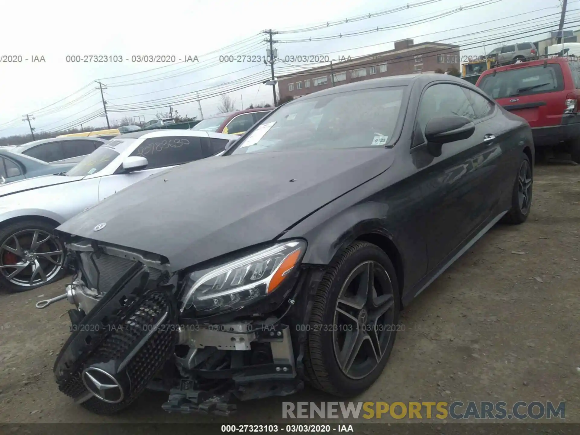 2 Photograph of a damaged car WDDWJ8EB2KF782906 MERCEDES-BENZ C 2019