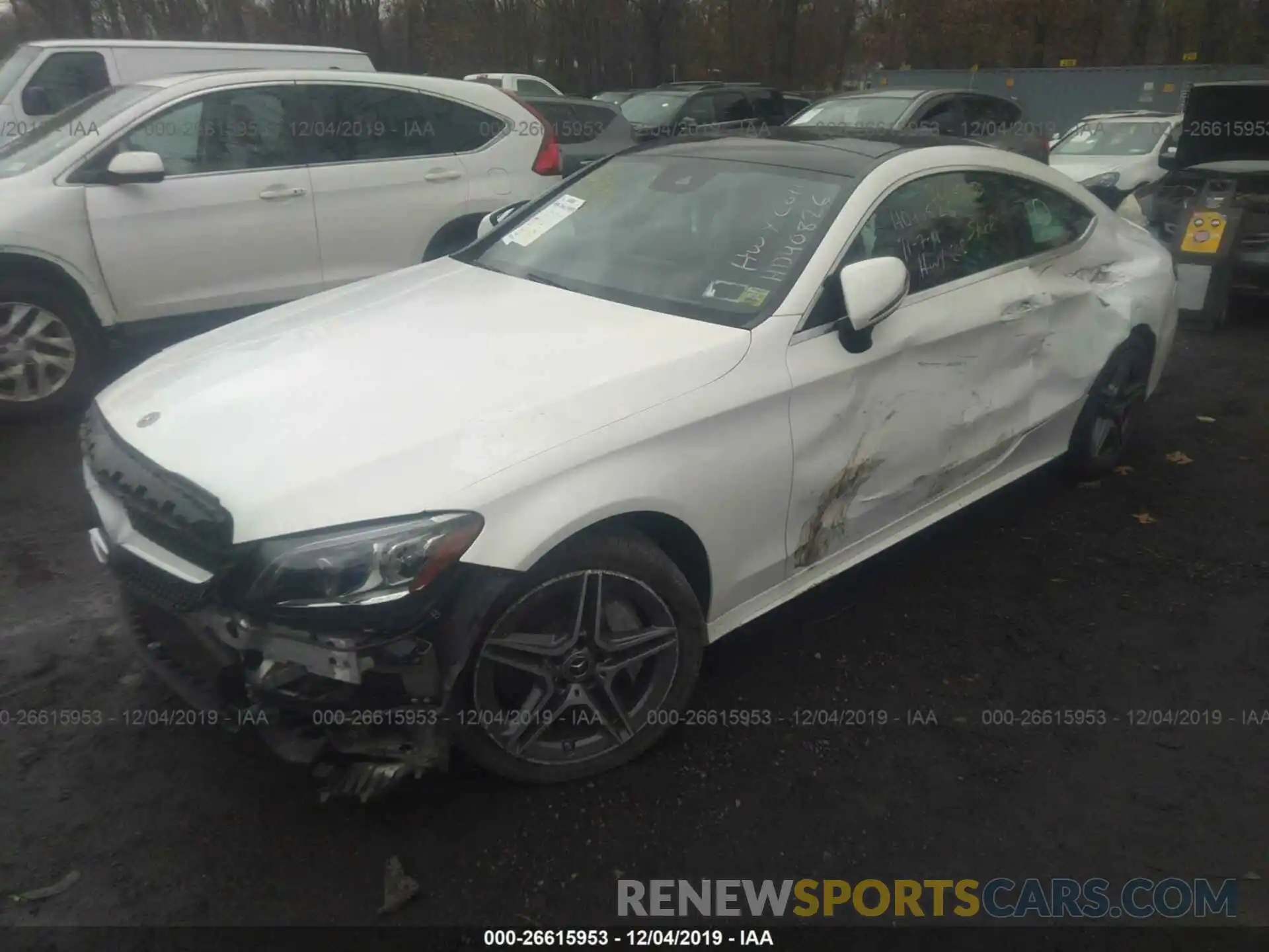 2 Photograph of a damaged car WDDWJ8EB2KF802474 MERCEDES-BENZ C 2019