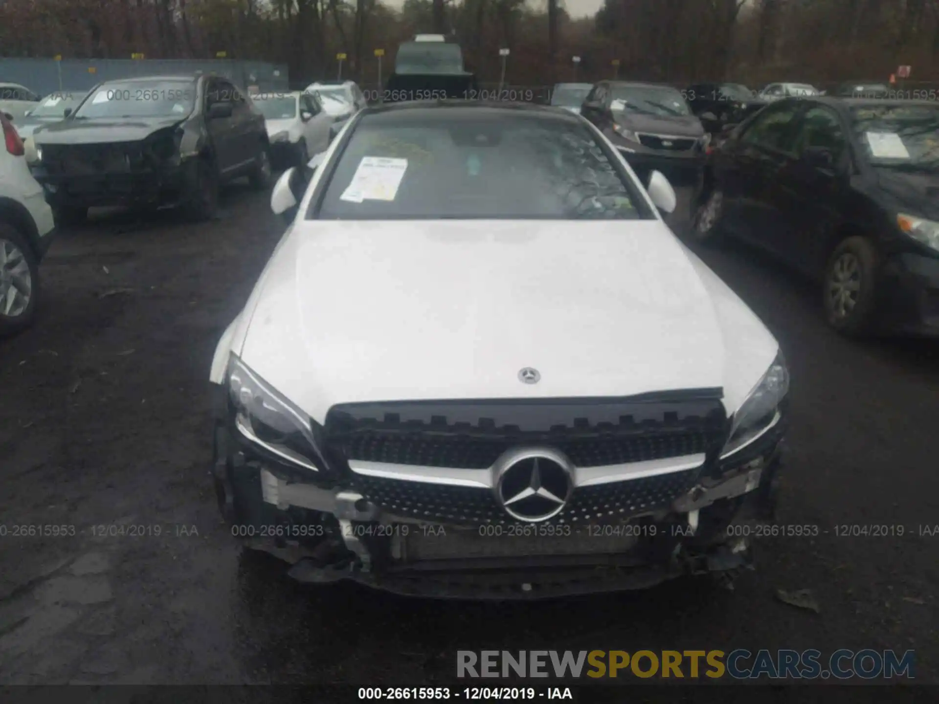 6 Photograph of a damaged car WDDWJ8EB2KF802474 MERCEDES-BENZ C 2019