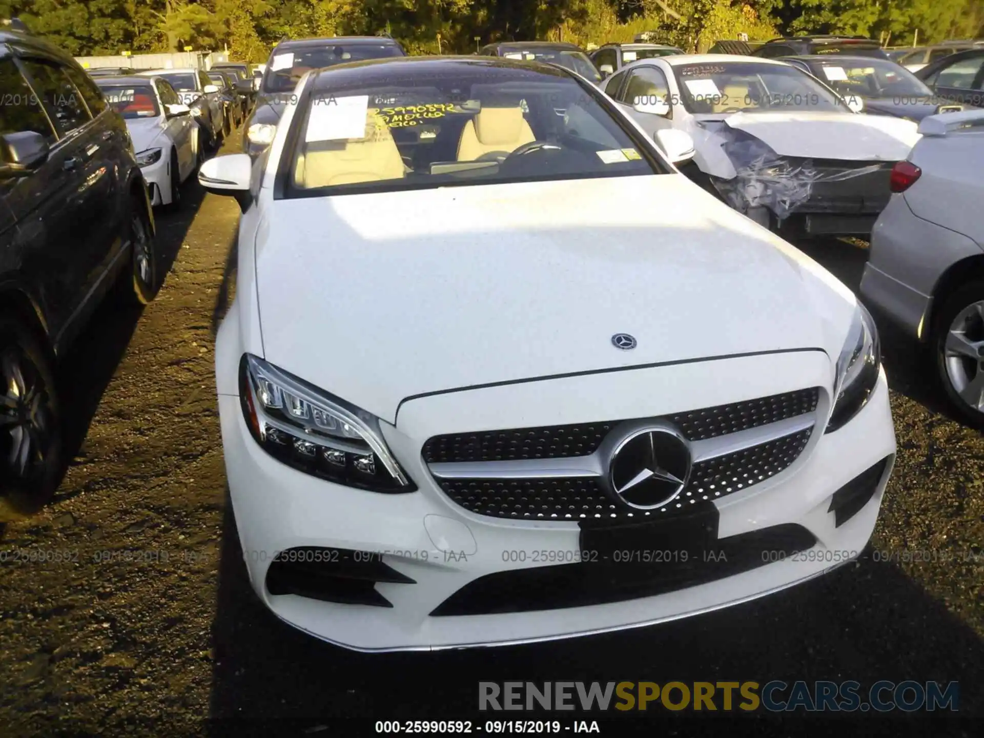 6 Photograph of a damaged car WDDWJ8EB4KF775634 MERCEDES-BENZ C 2019