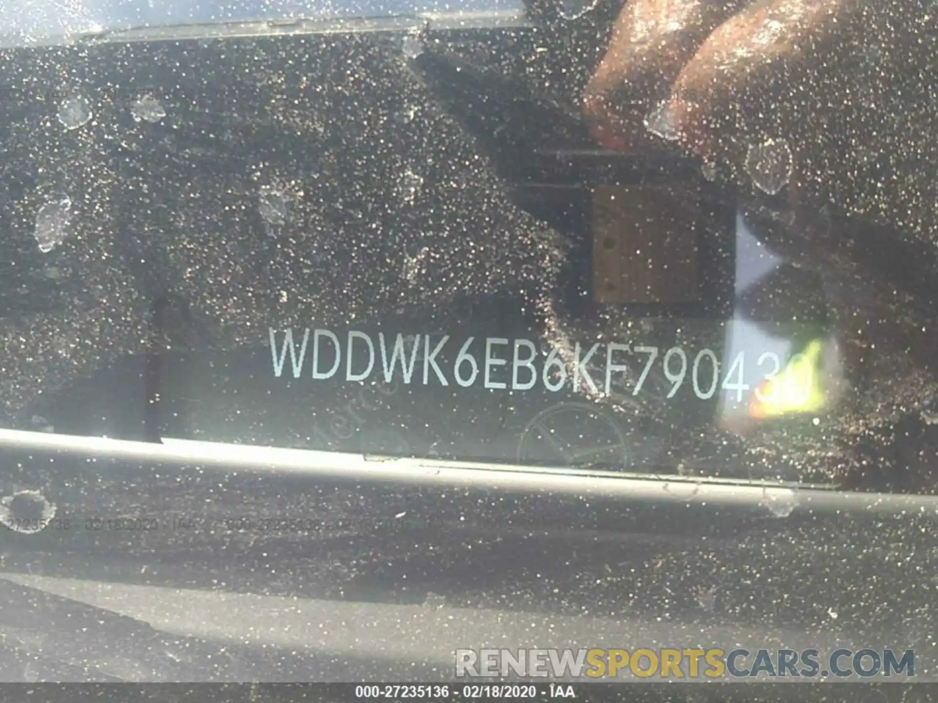 9 Photograph of a damaged car WDDWK6EB6KF790430 MERCEDES-BENZ C 2019
