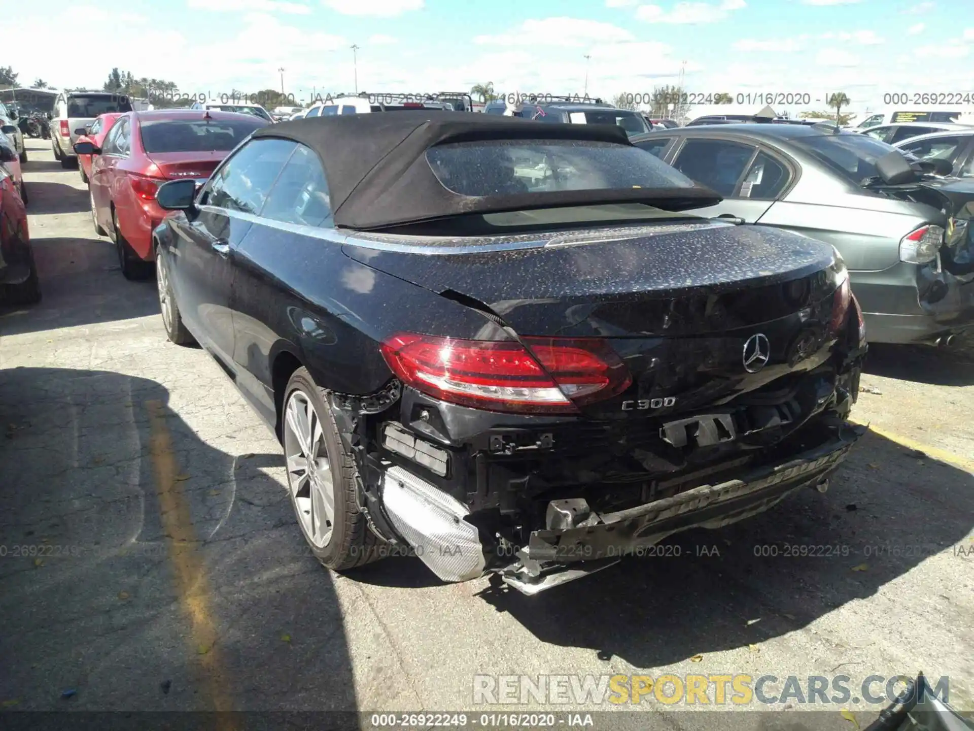 3 Photograph of a damaged car WDDWK8DB4KF820991 MERCEDES-BENZ C 2019