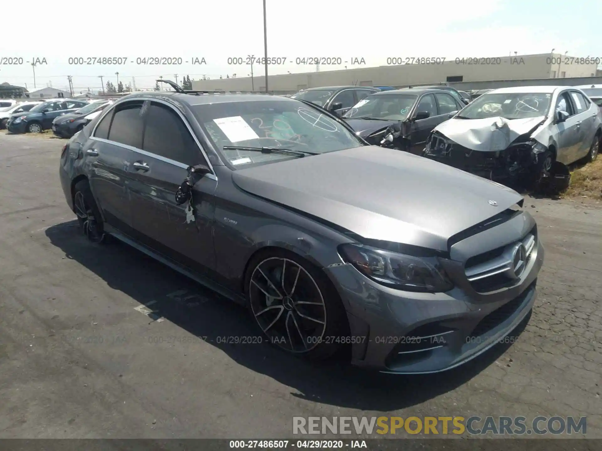 1 Photograph of a damaged car 55SWF6EB5LU331358 MERCEDES-BENZ C 2020