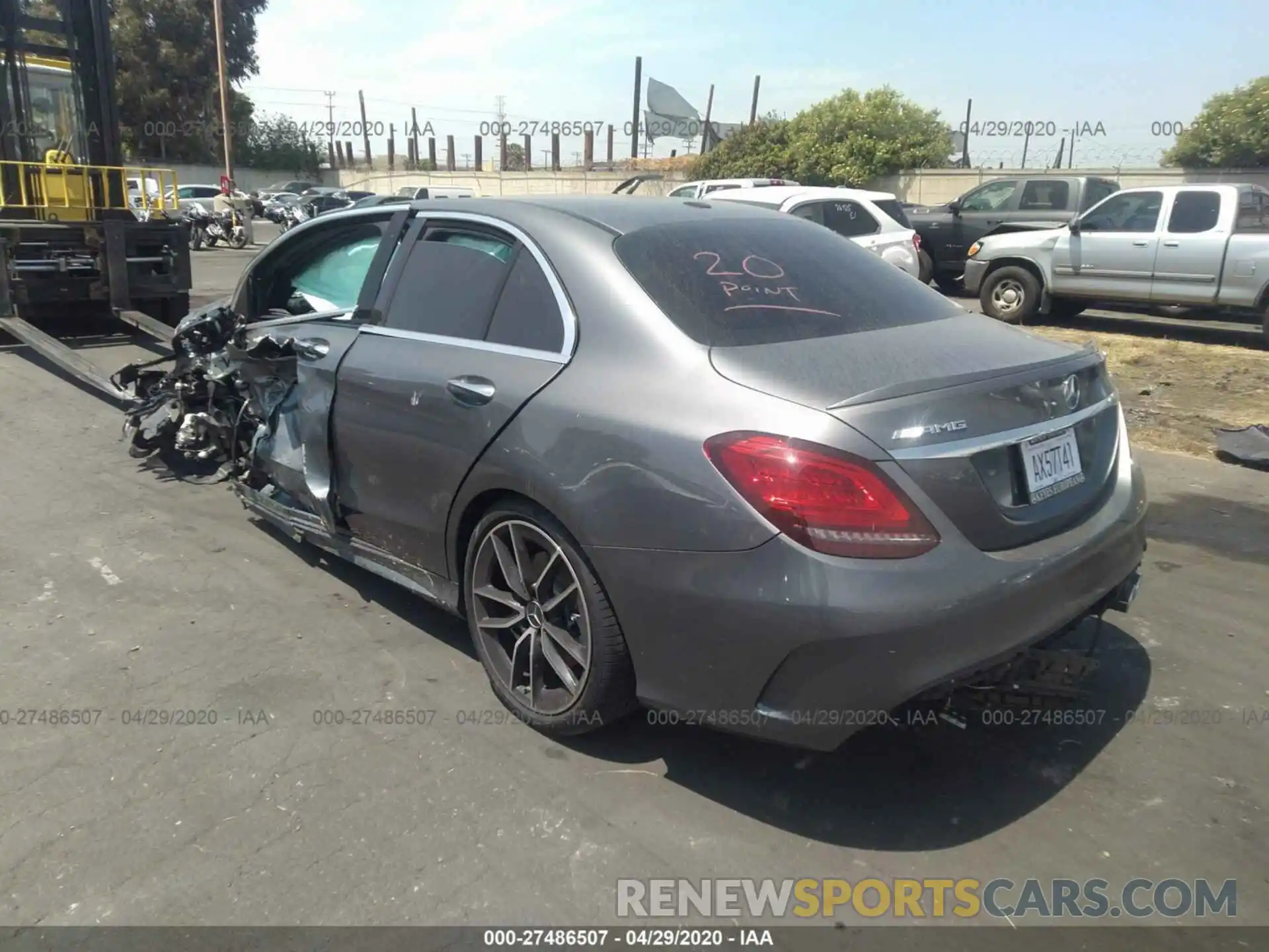 3 Photograph of a damaged car 55SWF6EB5LU331358 MERCEDES-BENZ C 2020