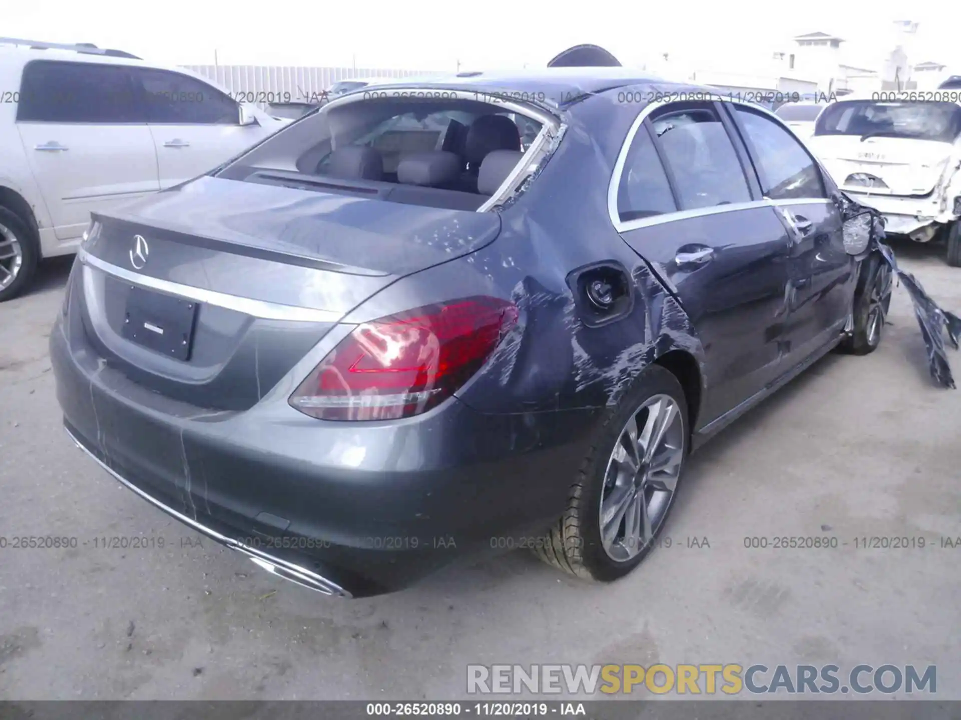 4 Photograph of a damaged car 55SWF8DB5LU327484 MERCEDES-BENZ C 2020