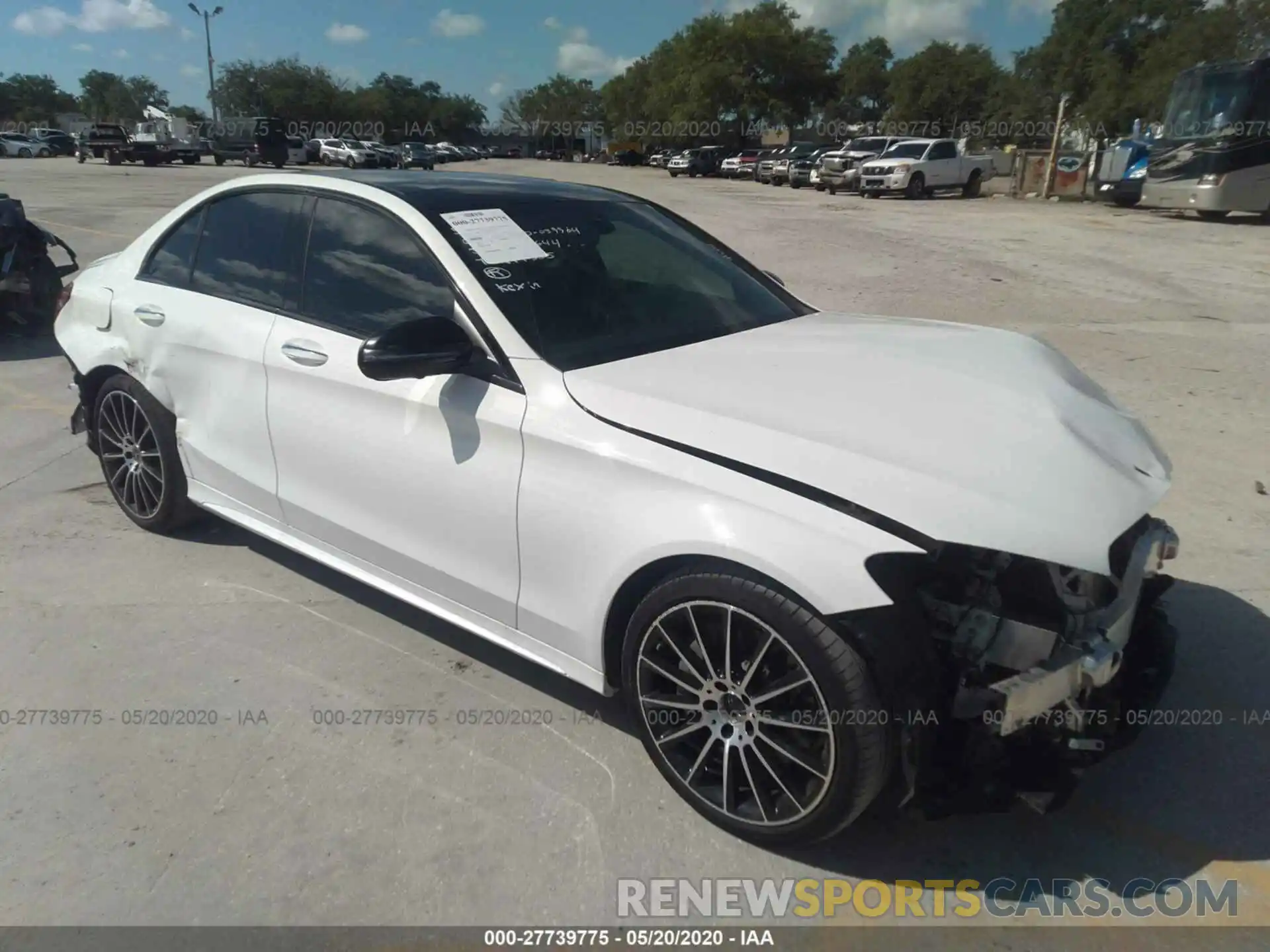 1 Photograph of a damaged car 55SWF8DB9LU323177 MERCEDES-BENZ C 2020