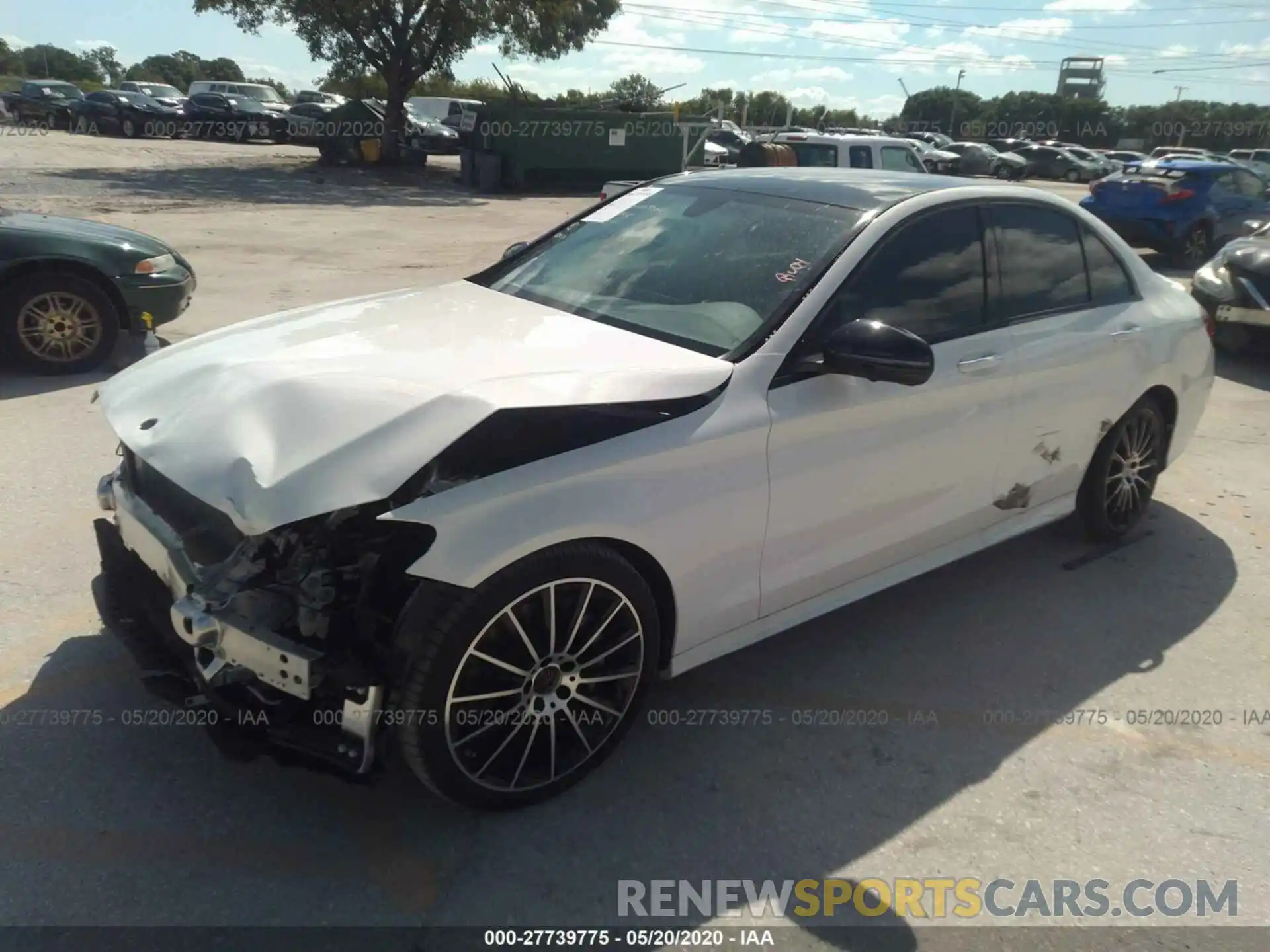 2 Photograph of a damaged car 55SWF8DB9LU323177 MERCEDES-BENZ C 2020