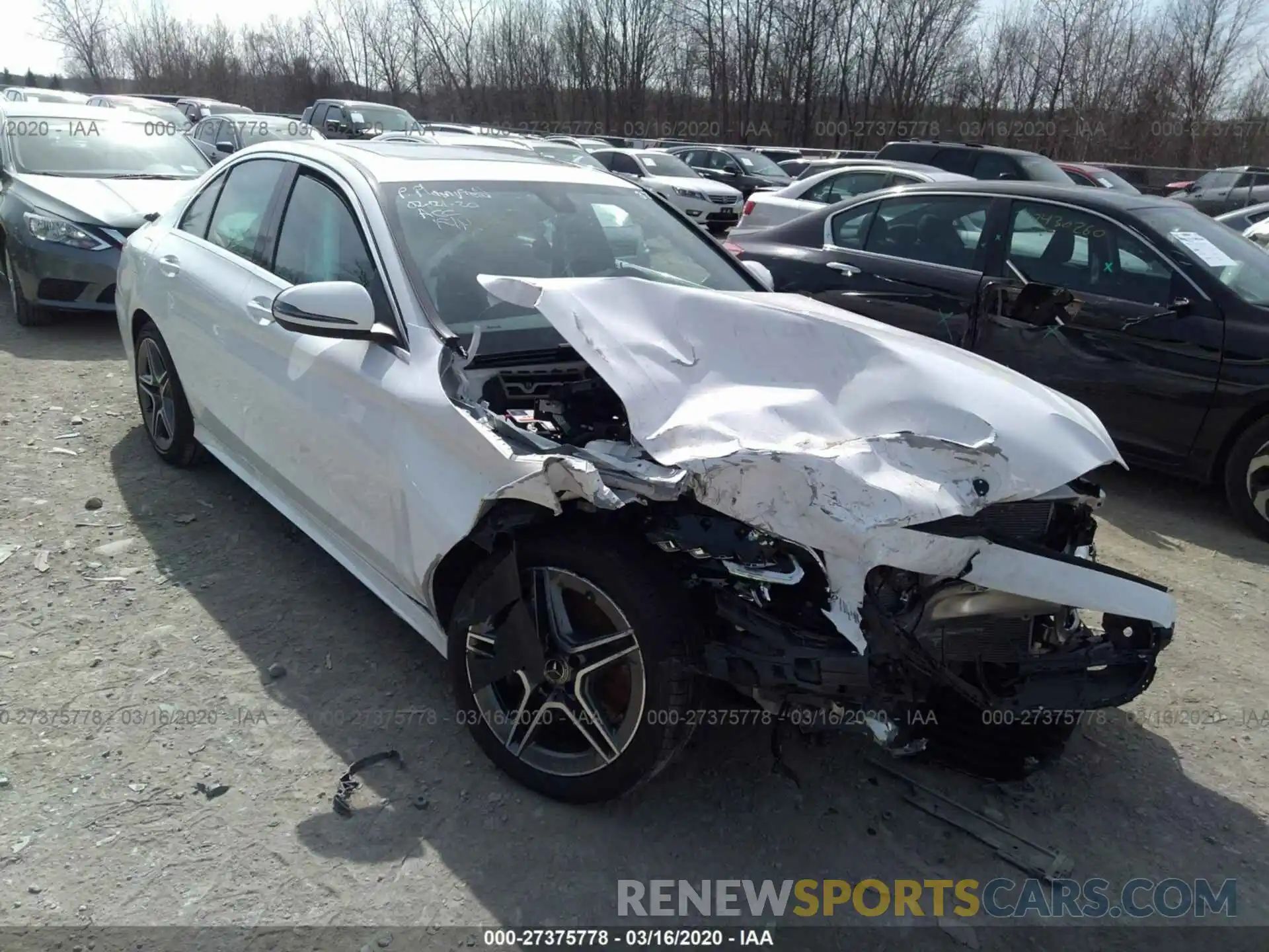 1 Photograph of a damaged car 55SWF8EB1LU328419 MERCEDES-BENZ C 2020