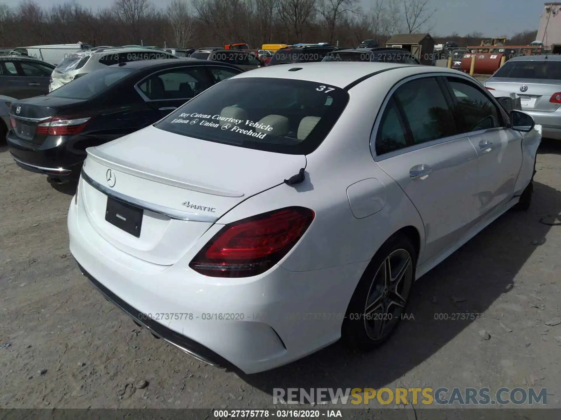 4 Photograph of a damaged car 55SWF8EB1LU328419 MERCEDES-BENZ C 2020