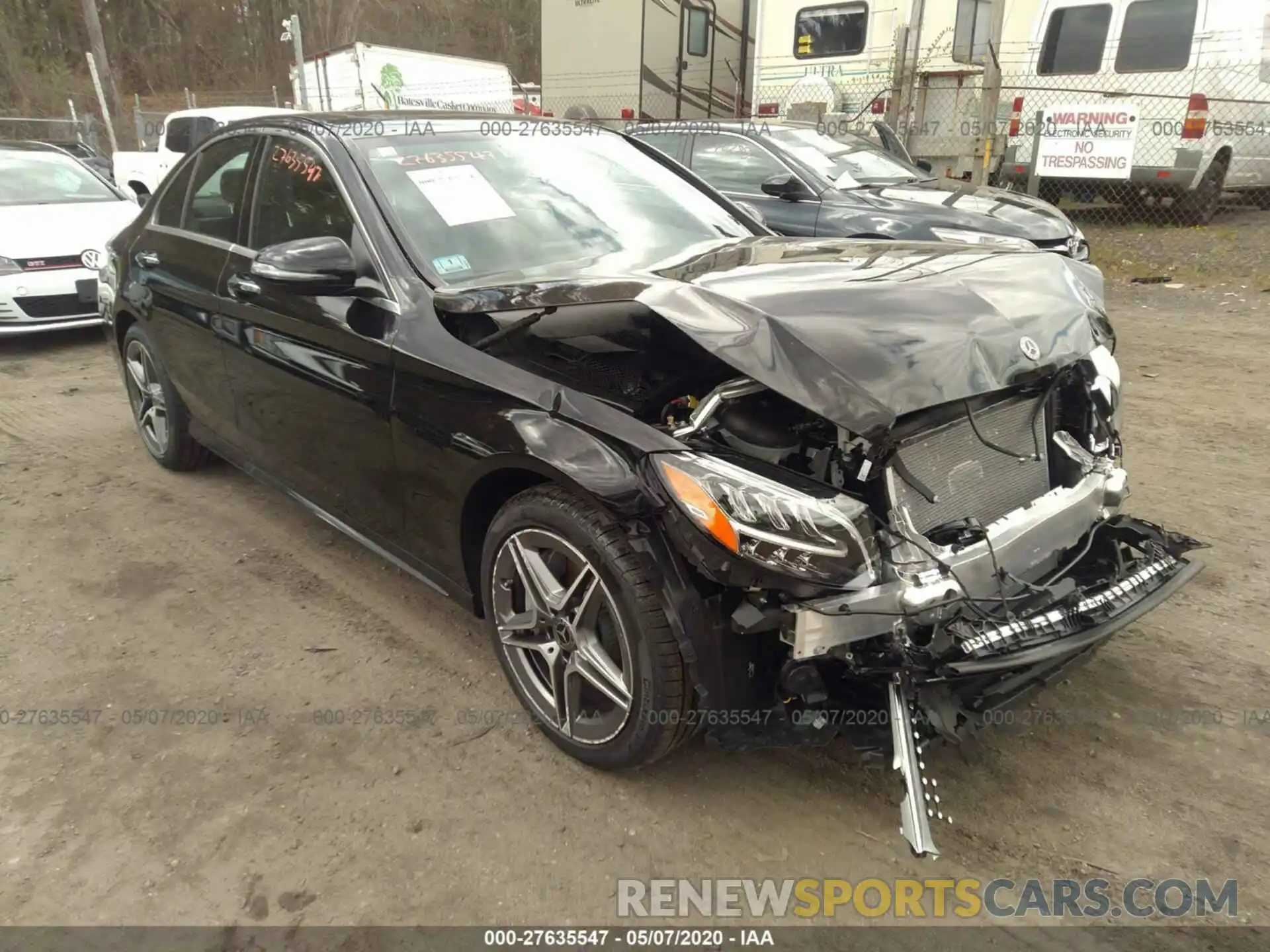 1 Photograph of a damaged car 55SWF8EB2LU326923 MERCEDES-BENZ C 2020