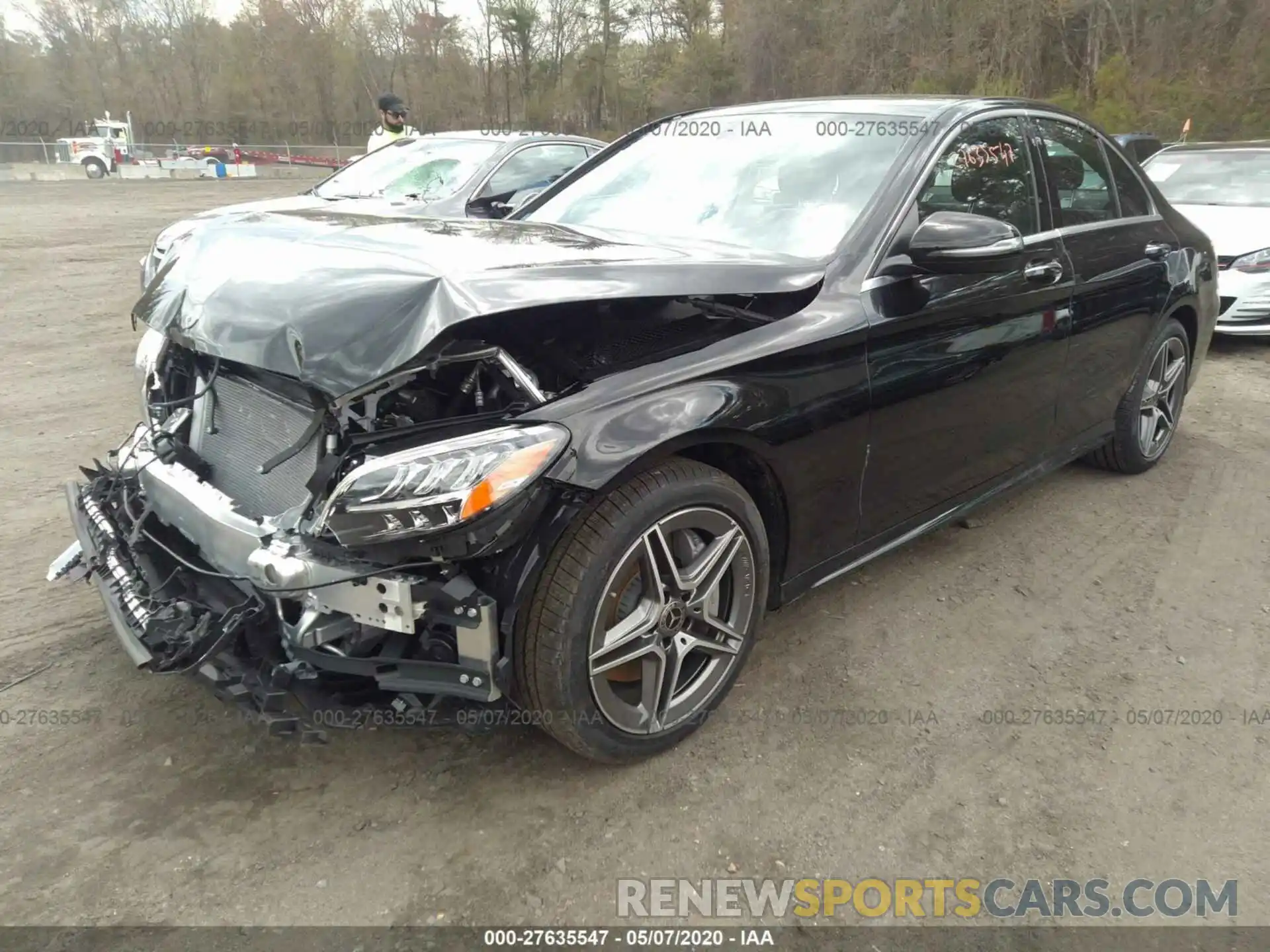 2 Photograph of a damaged car 55SWF8EB2LU326923 MERCEDES-BENZ C 2020