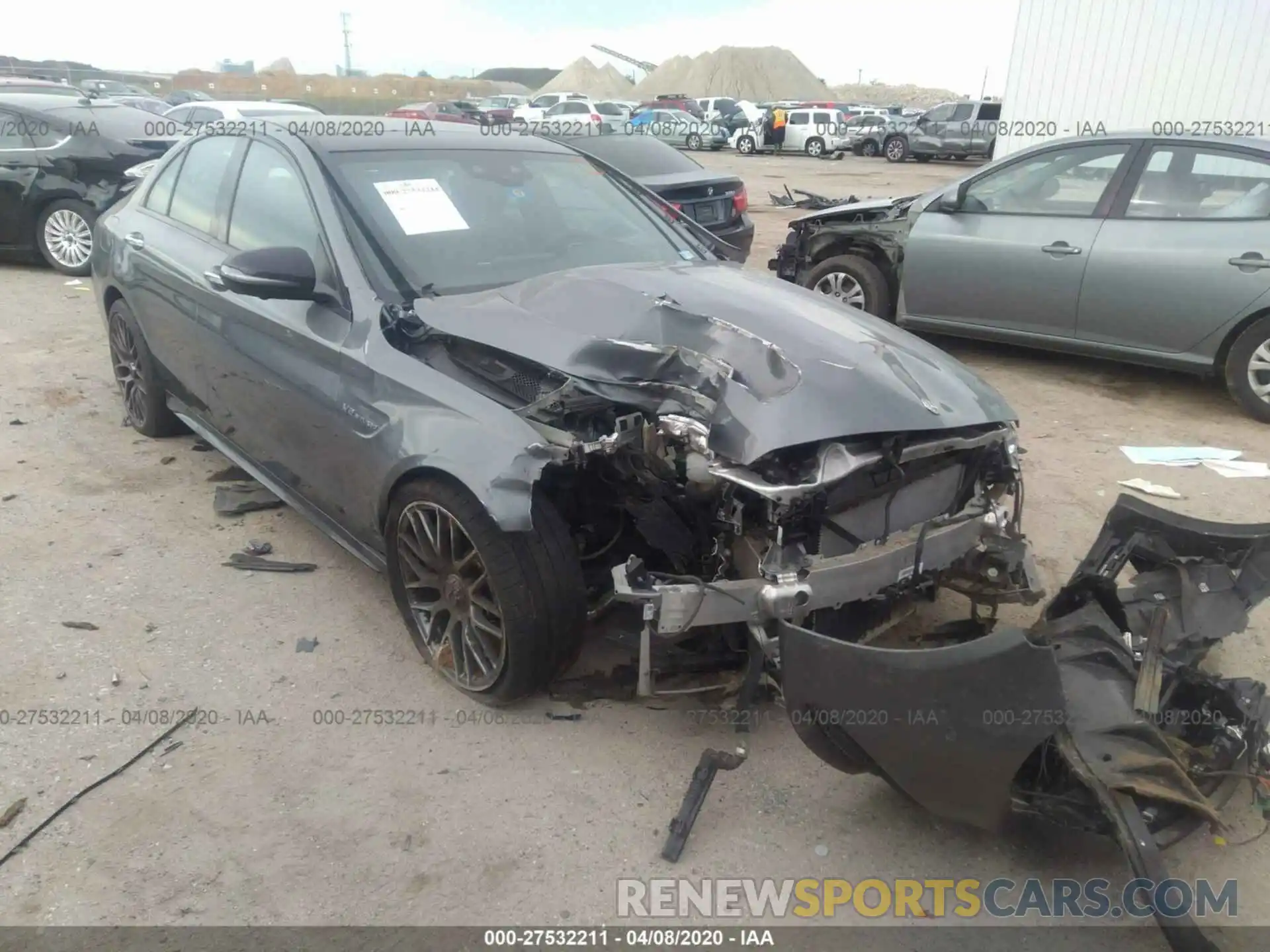 1 Photograph of a damaged car 55SWF8HB4LU329236 MERCEDES-BENZ C 2020