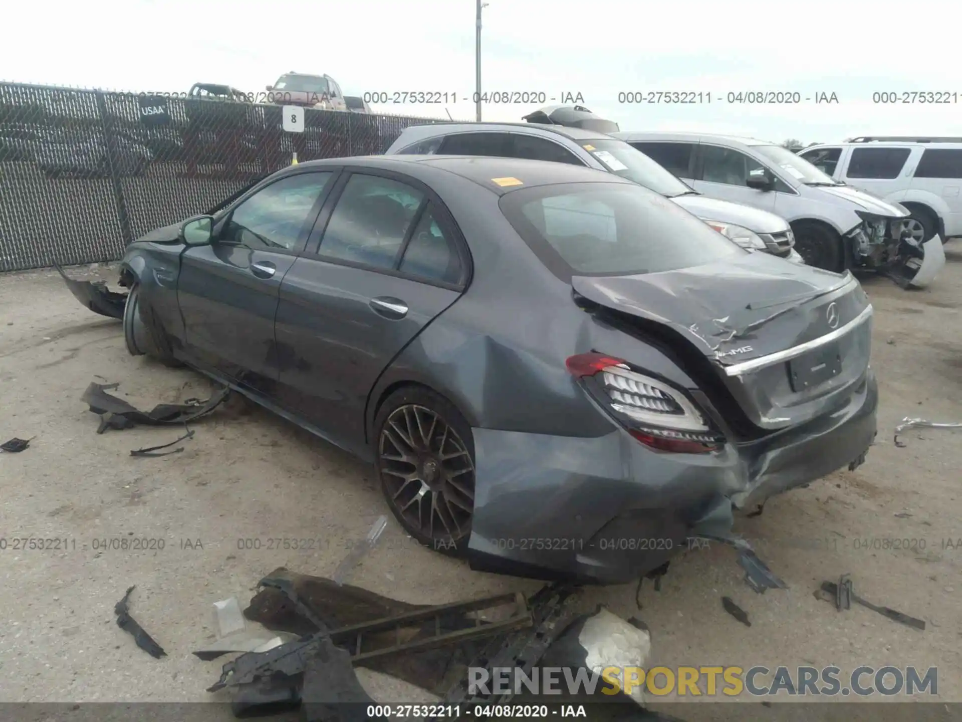 3 Photograph of a damaged car 55SWF8HB4LU329236 MERCEDES-BENZ C 2020