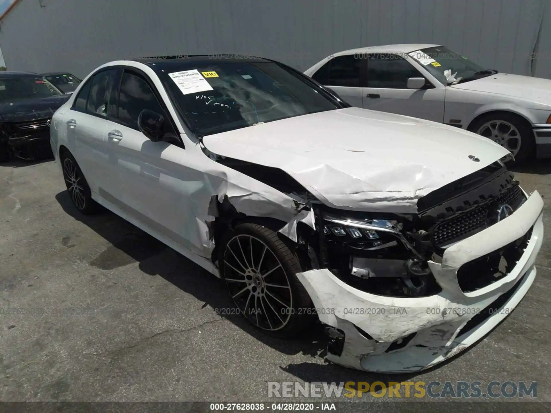 1 Photograph of a damaged car W1KWF8DB5LR569970 MERCEDES-BENZ C 2020